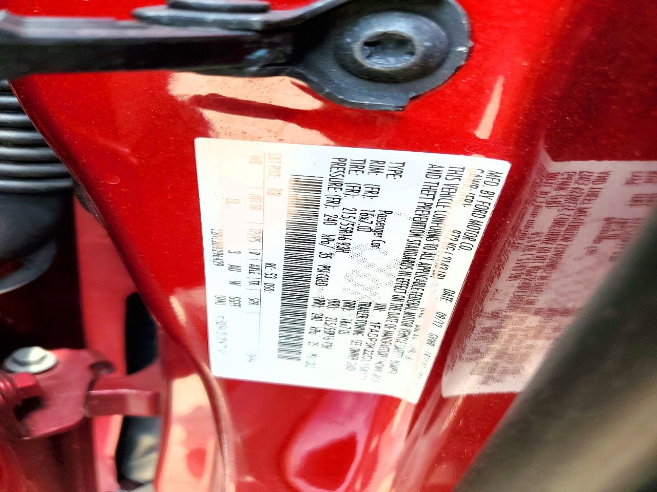 2013 Ford Focus Se Red vin: 1FADP3K22DL158170