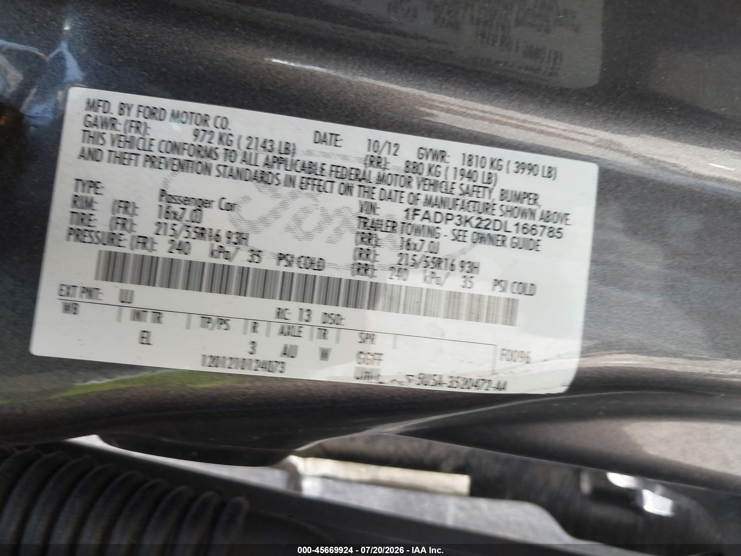 2013 Ford Focus Se Gray vin: 1FADP3K22DL166785