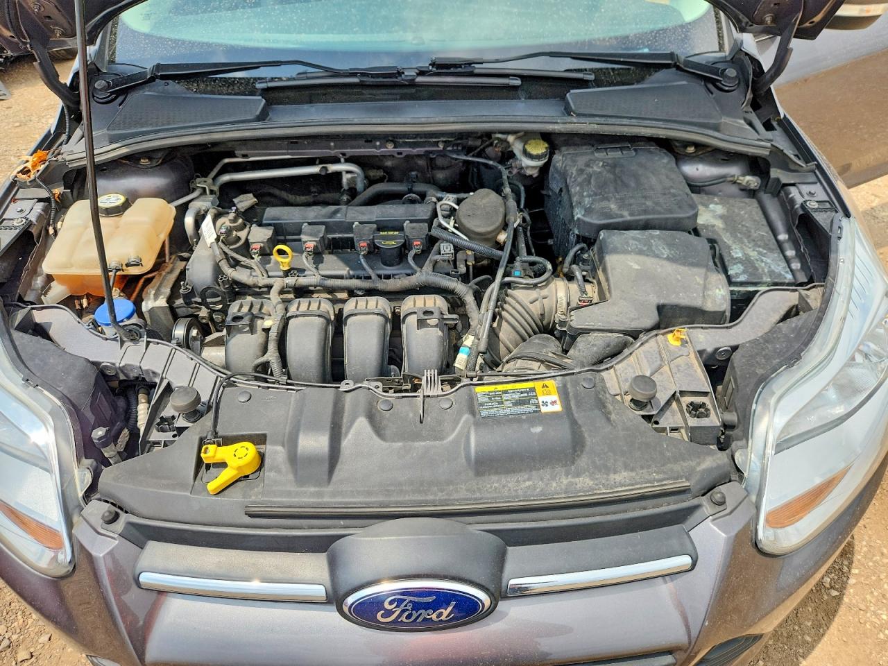 2013 Ford Focus Se Gray vin: 1FADP3K22DL175485