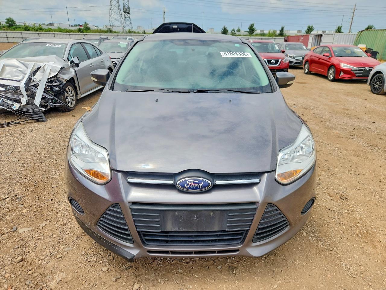 2013 Ford Focus Se Gray vin: 1FADP3K22DL175485