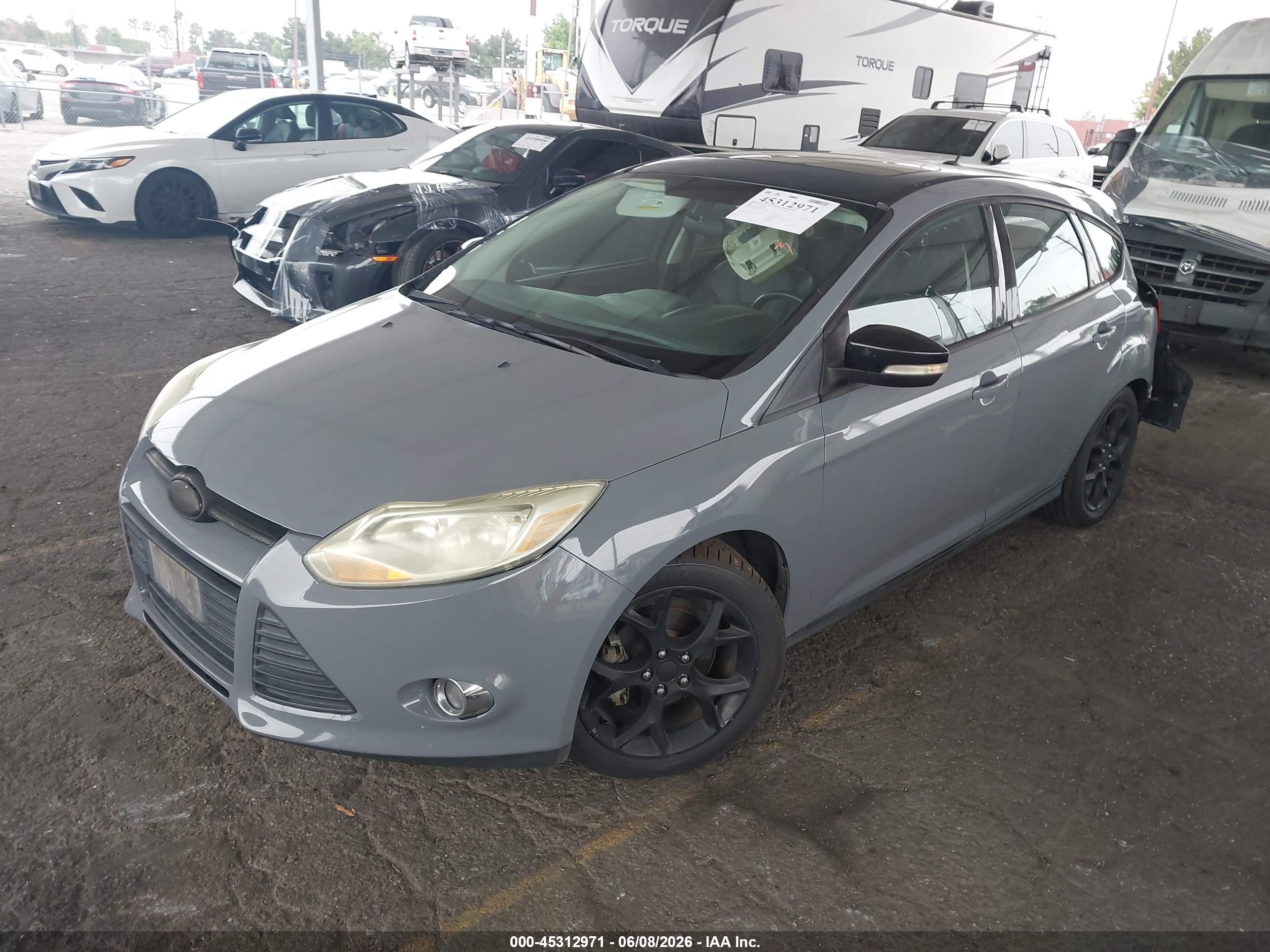 2013 Ford Focus Se Green vin: 1FADP3K22DL214382