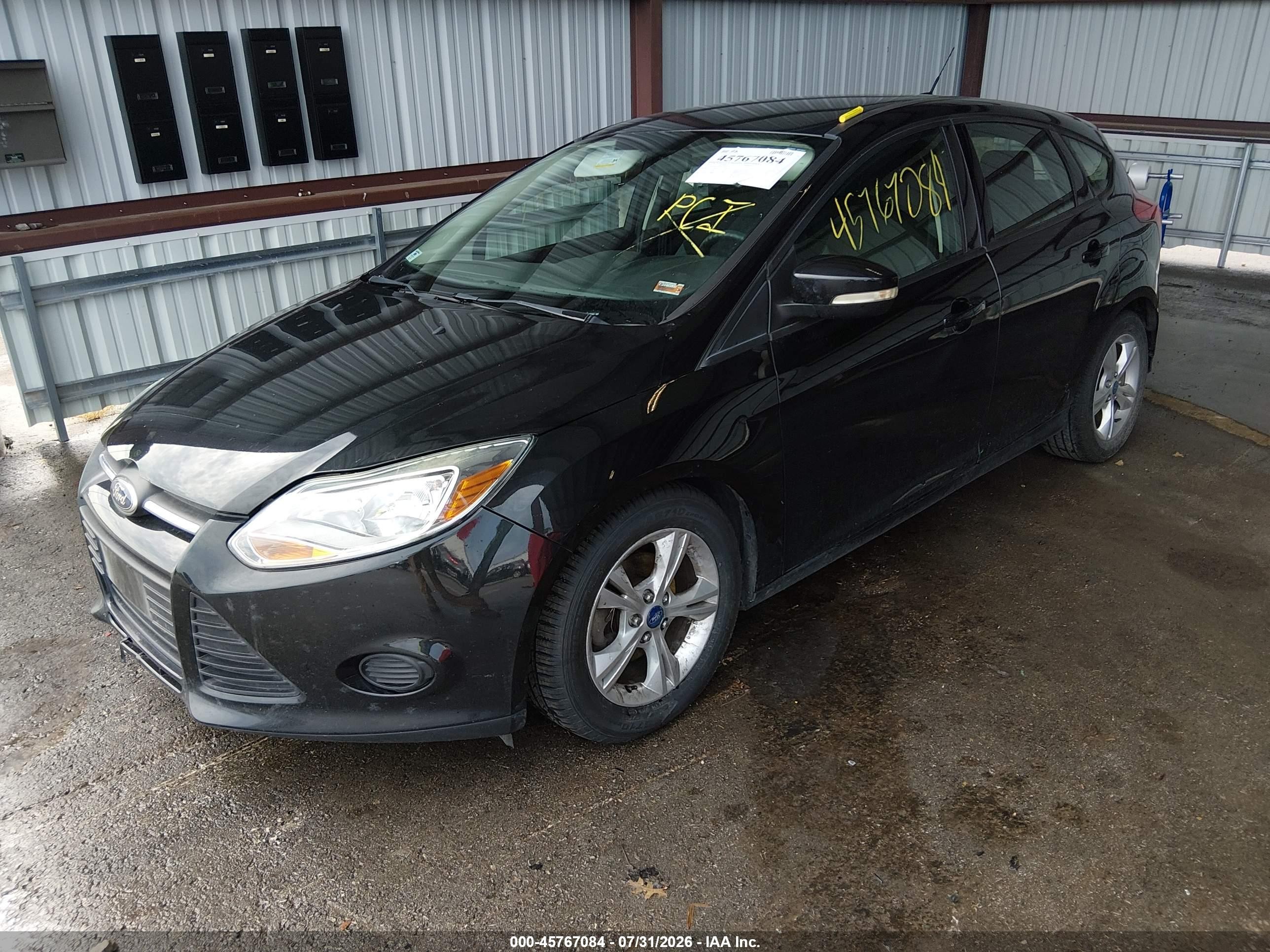 2013 Ford Focus Se Black vin: 1FADP3K22DL244286