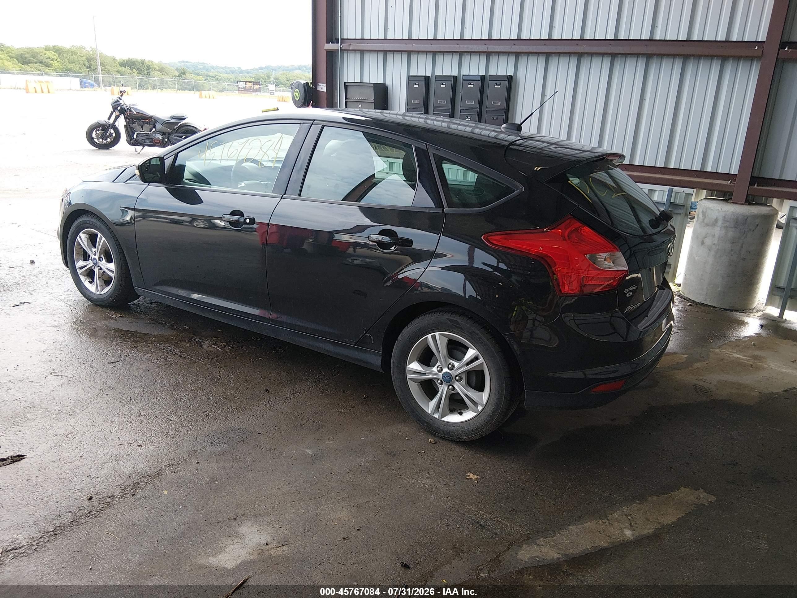 2013 Ford Focus Se Black vin: 1FADP3K22DL244286
