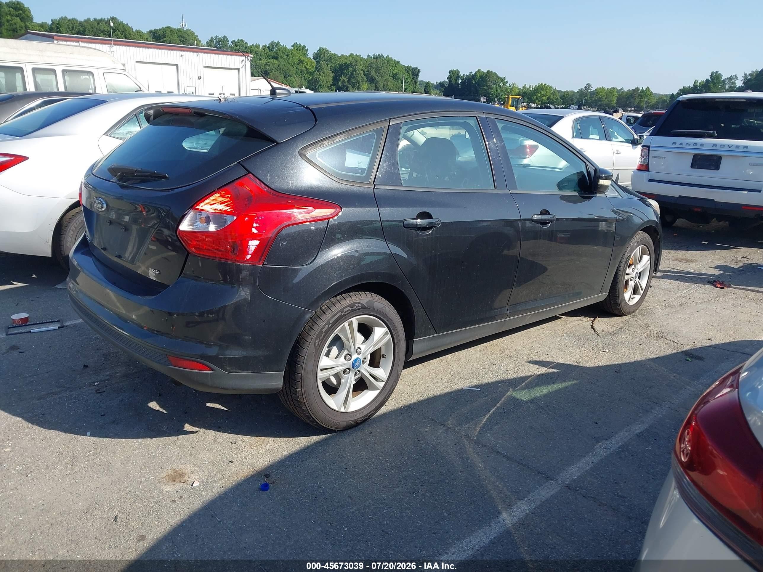 2013 Ford Focus Se Black vin: 1FADP3K22DL257765
