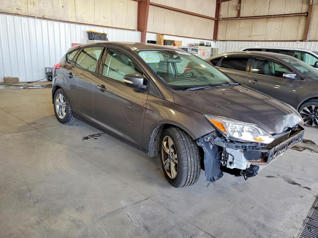 2013 Ford Focus Se Gray vin: 1FADP3K22DL270998