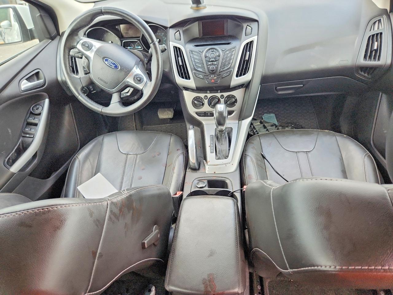 2013 Ford Focus Se White vin: 1FADP3K22DL317608