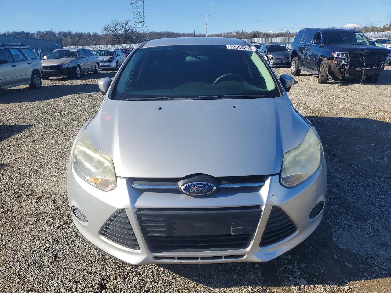 2013 Ford Focus Se Silver vin: 1FADP3K22DL319861
