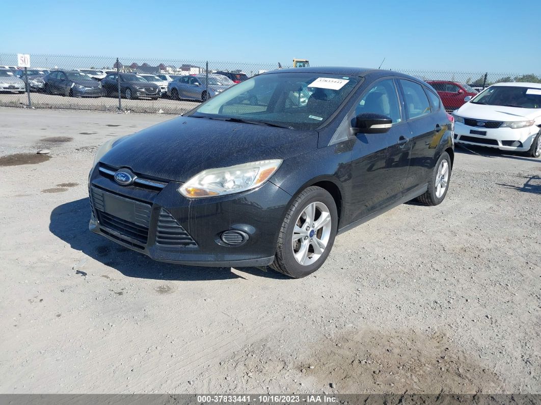 2013 Ford Focus Se Black vin: 1FADP3K22DL325174