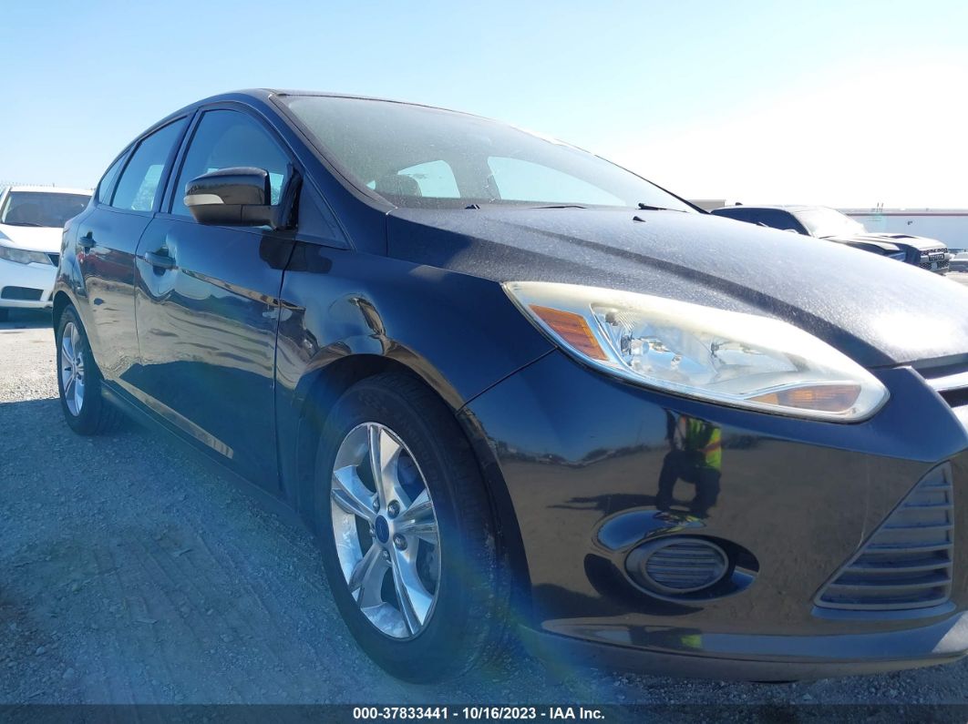 2013 Ford Focus Se Black vin: 1FADP3K22DL325174