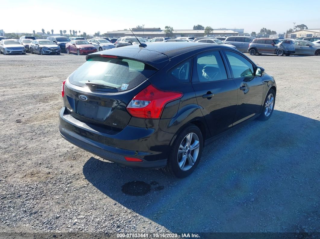 2013 Ford Focus Se Black vin: 1FADP3K22DL325174