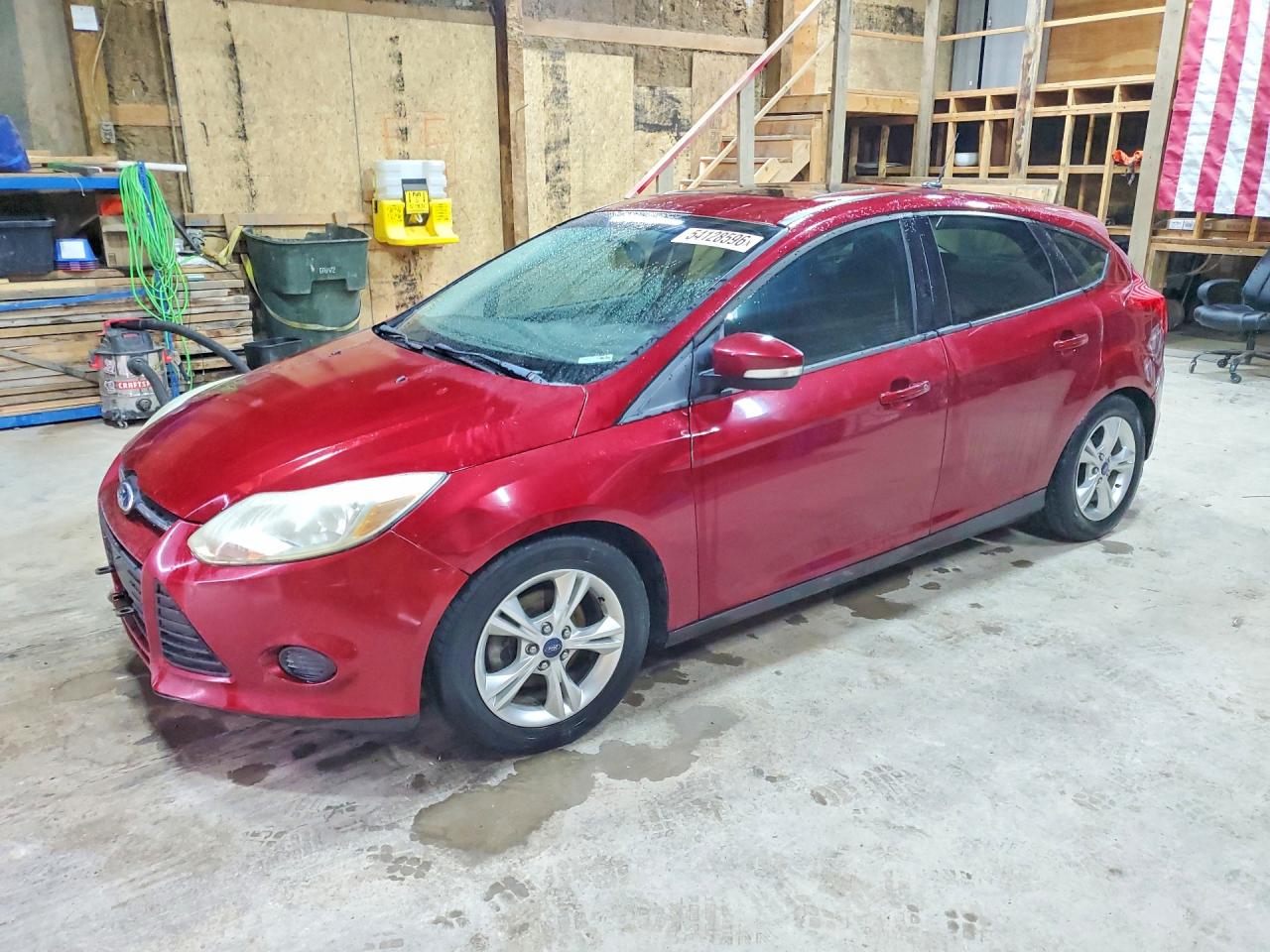 2013 Ford Focus Se Red vin: 1FADP3K22DL359678