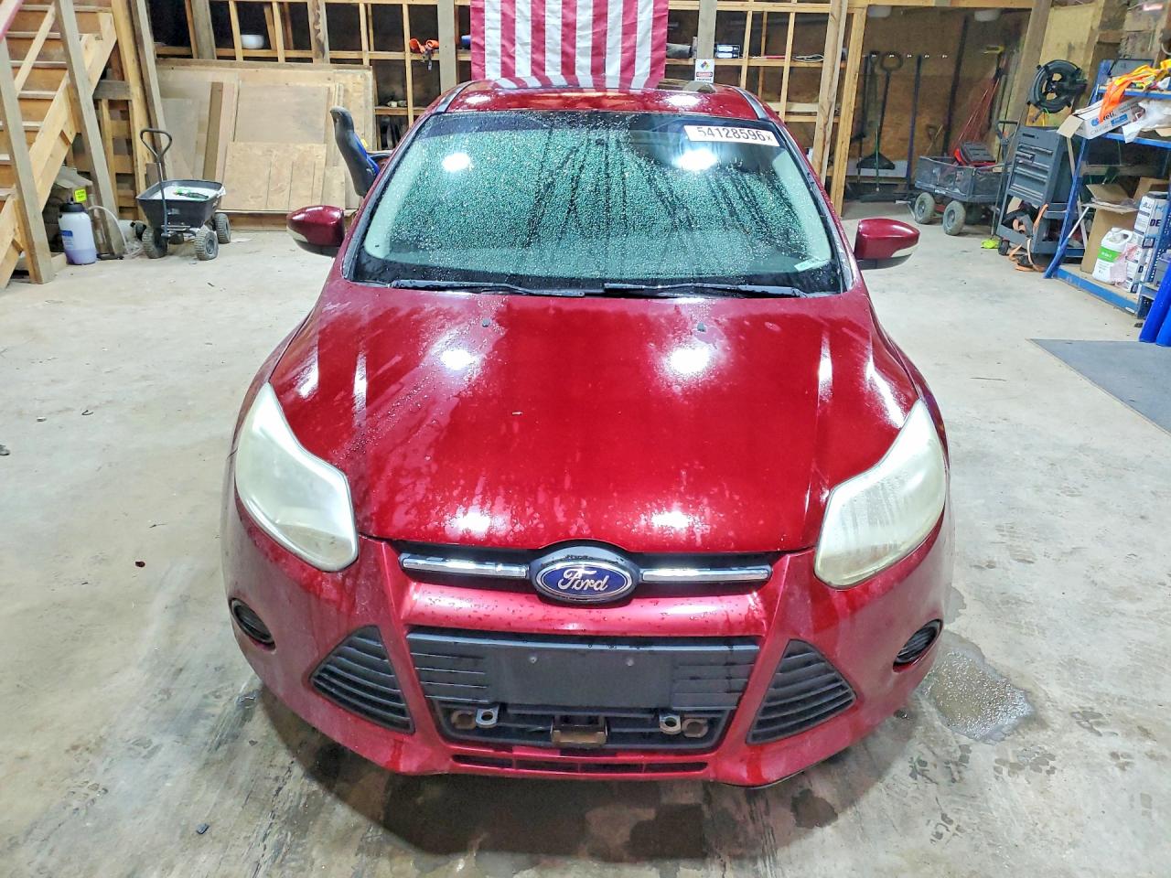 2013 Ford Focus Se Red vin: 1FADP3K22DL359678