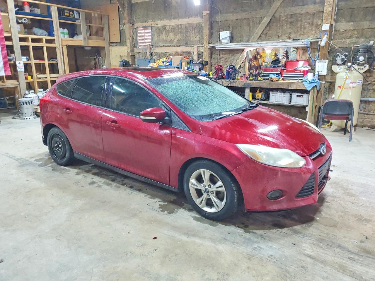 2013 Ford Focus Se Red vin: 1FADP3K22DL359678