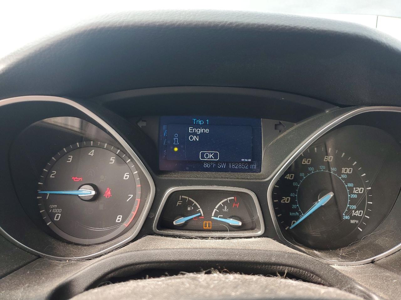 2013 Ford Focus Se Gray vin: 1FADP3K22DL371233