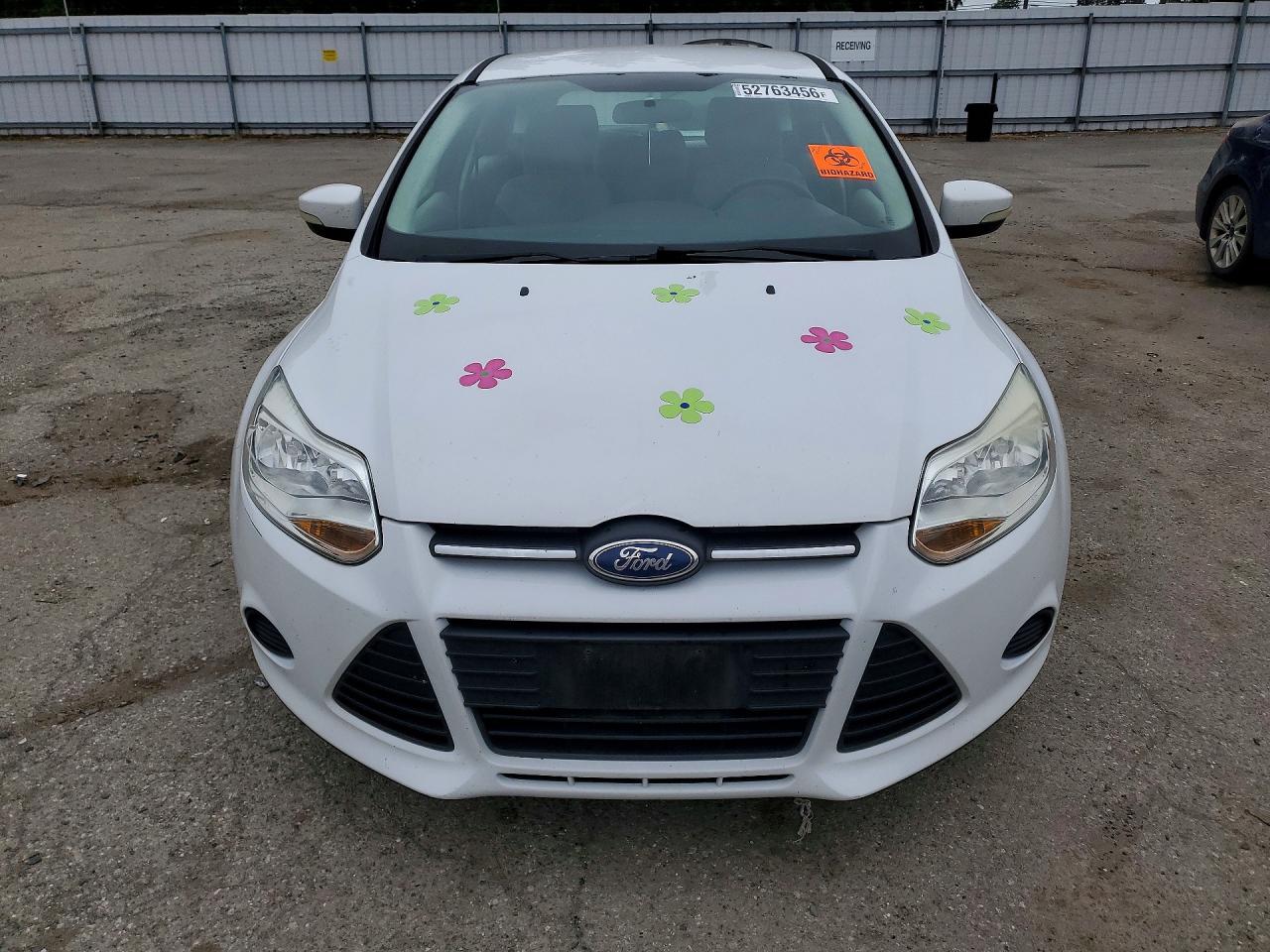 2014 Ford Focus Se White vin: 1FADP3K22EL112470