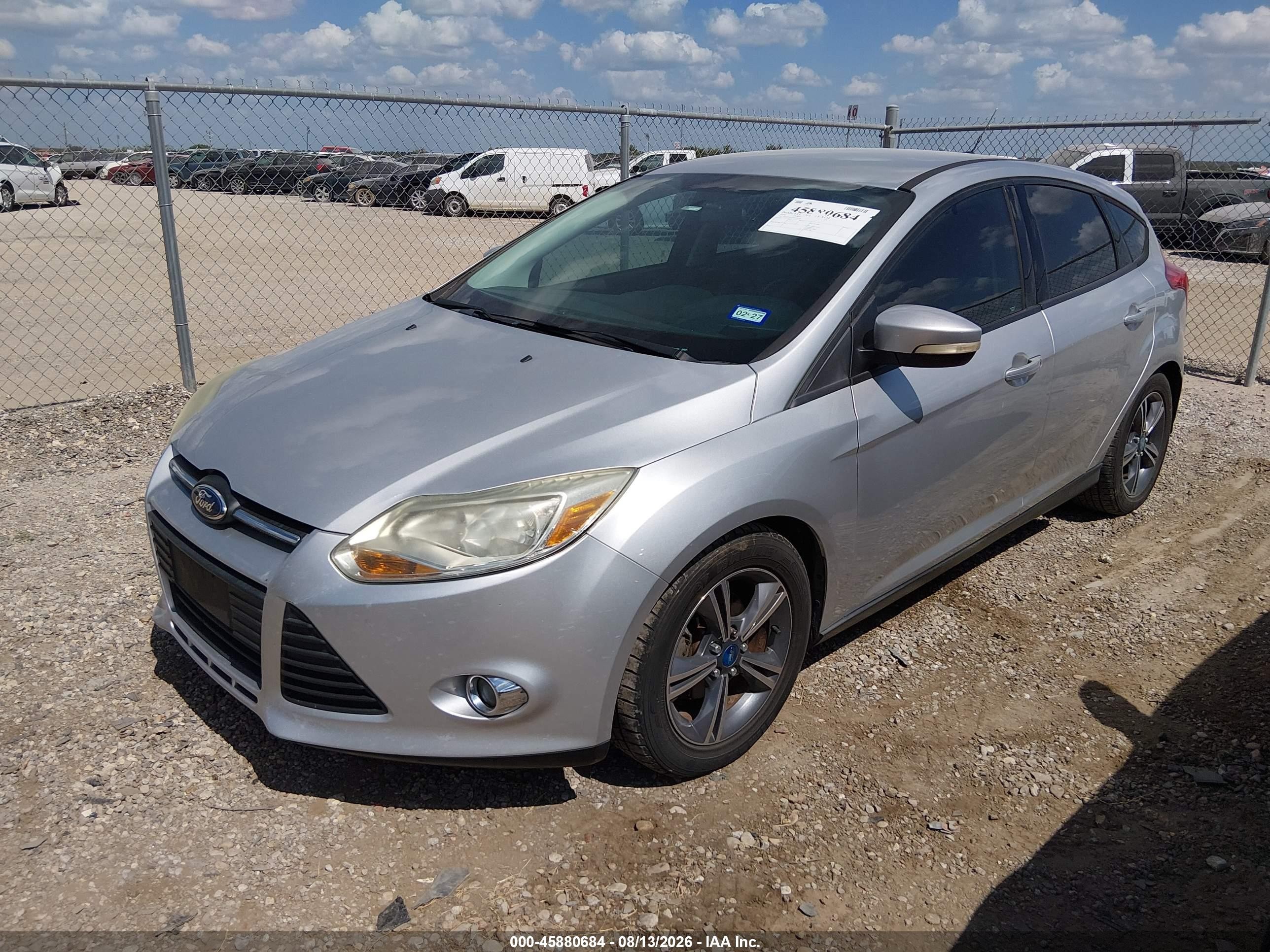 2014 Ford Focus Se Blue vin: 1FADP3K22EL130158