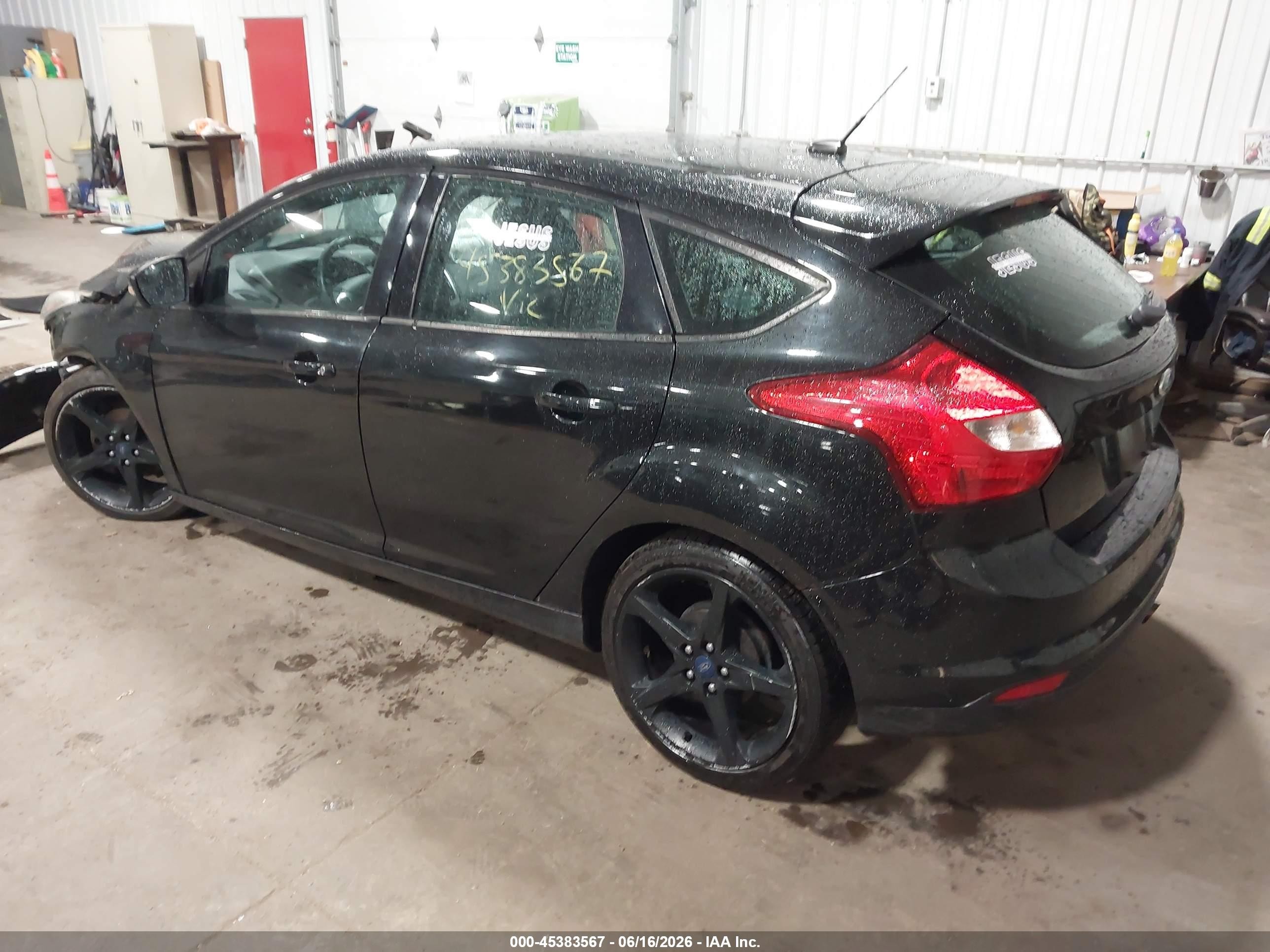 2014 Ford Focus Se Black vin: 1FADP3K22EL169316
