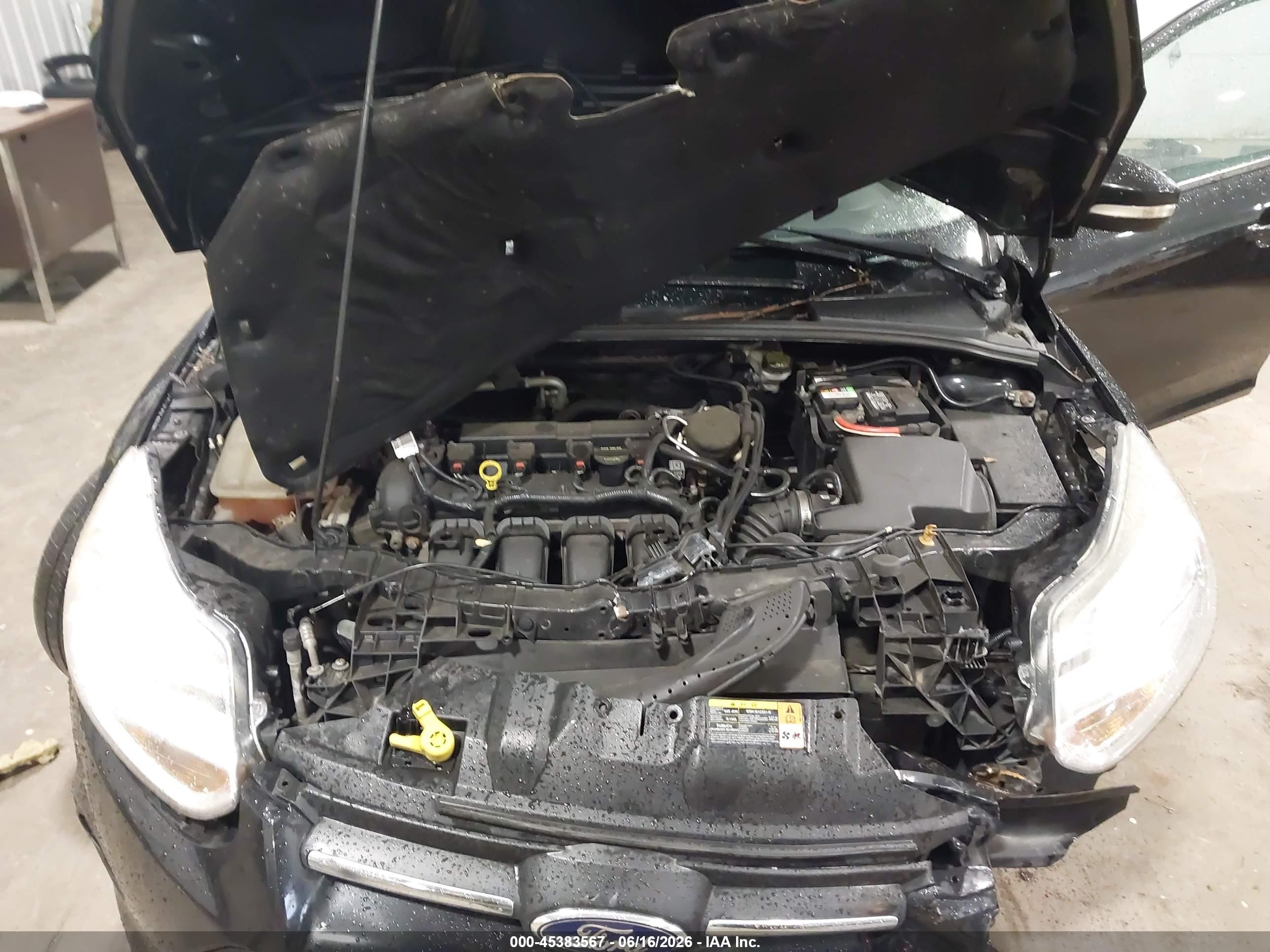 2014 Ford Focus Se Black vin: 1FADP3K22EL169316