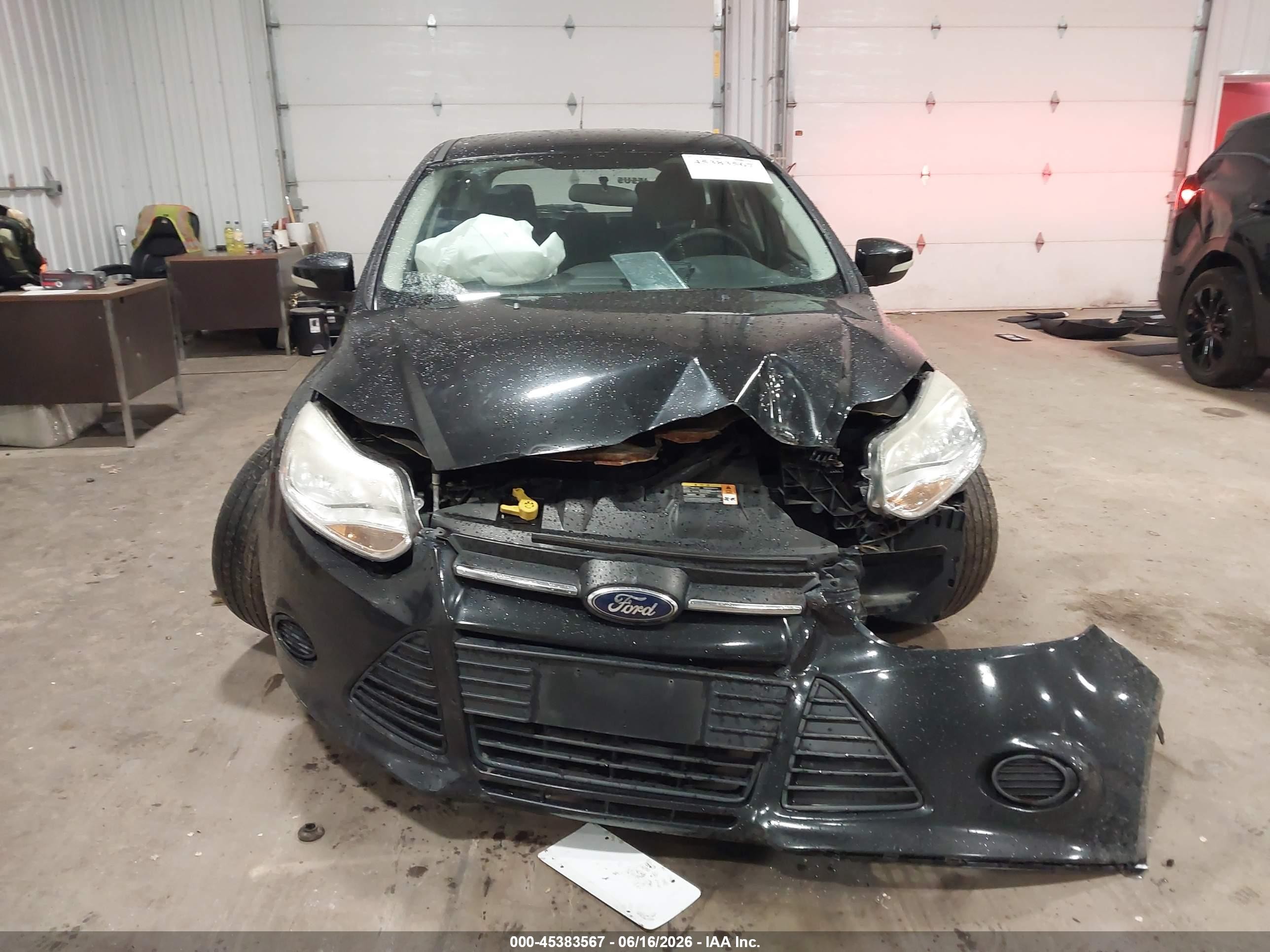 2014 Ford Focus Se Black vin: 1FADP3K22EL169316