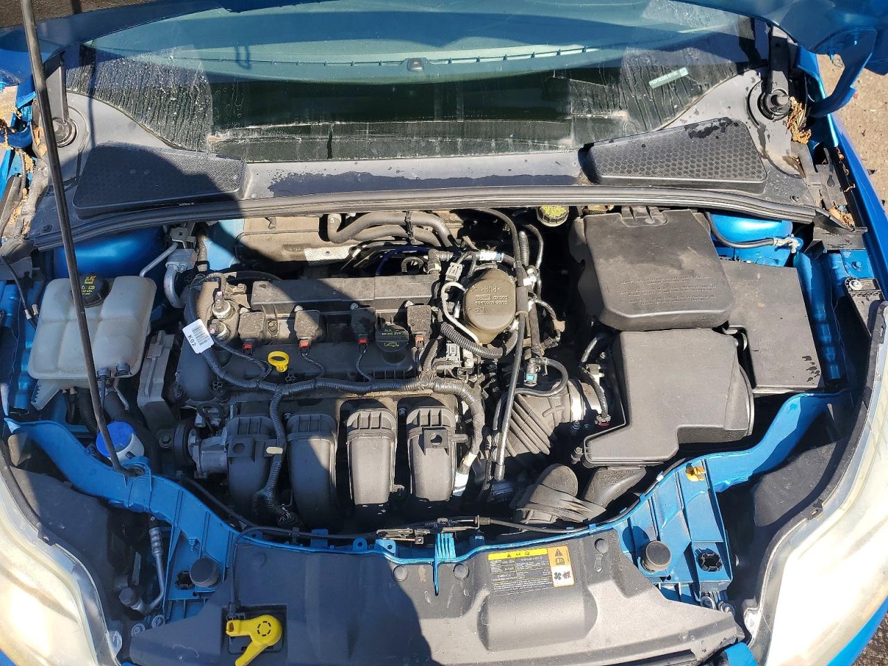 2014 Ford Focus Se Turquoise vin: 1FADP3K22EL191137