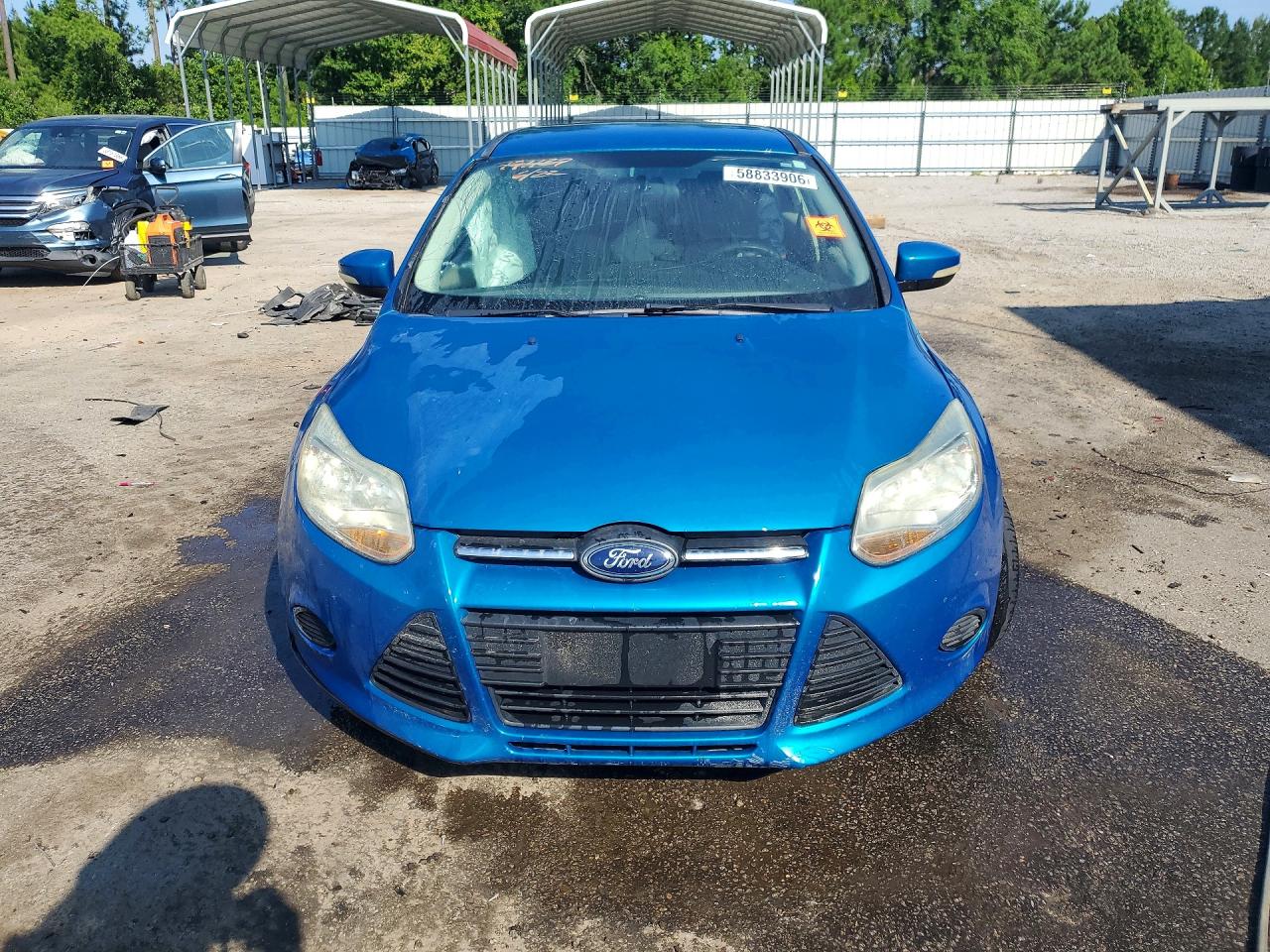 2014 Ford Focus Se Turquoise vin: 1FADP3K22EL191137