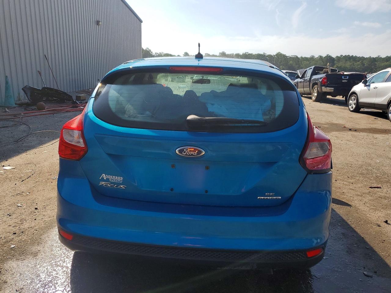 2014 Ford Focus Se Turquoise vin: 1FADP3K22EL191137