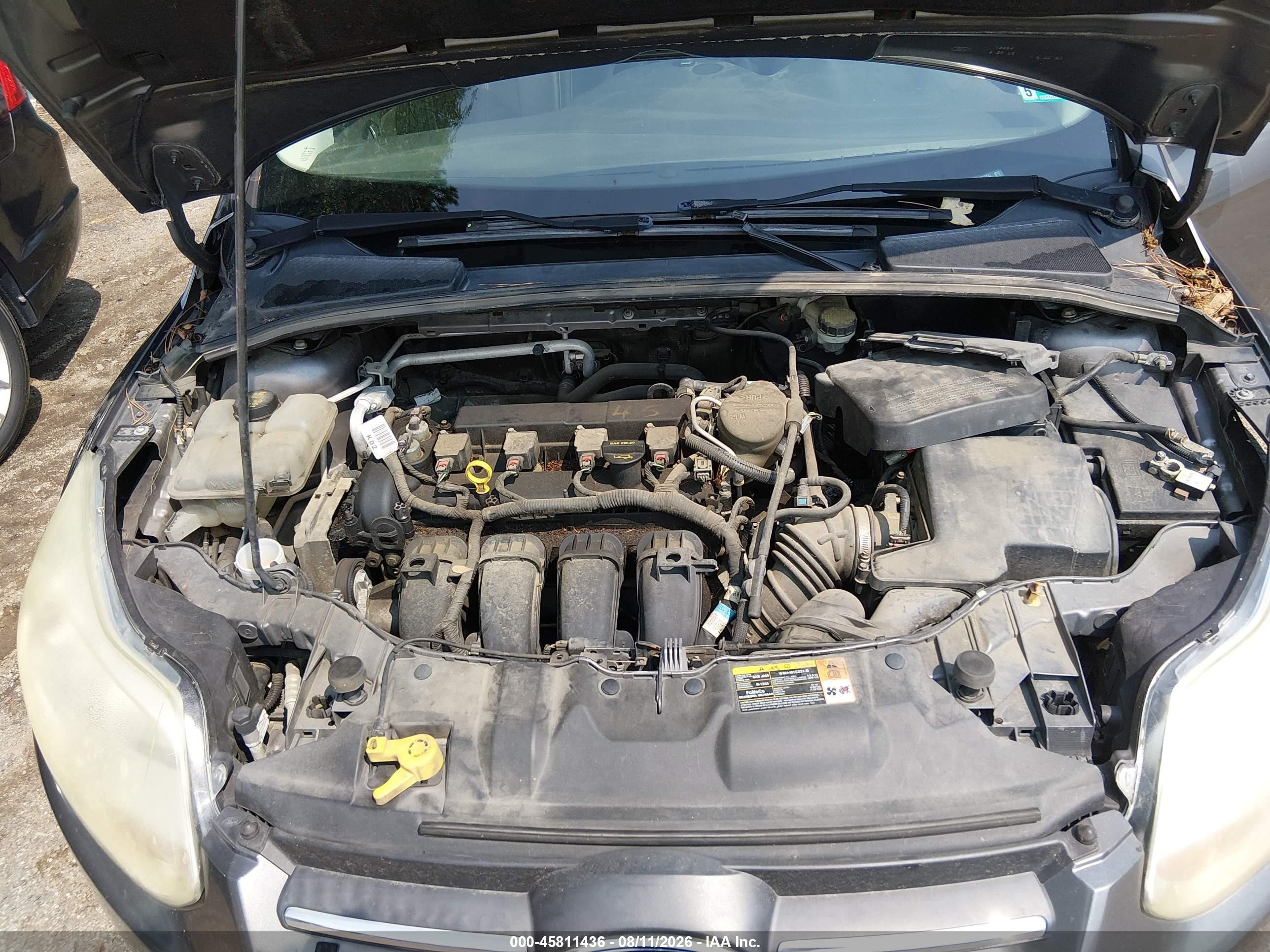 2014 Ford Focus Se Gray vin: 1FADP3K22EL192255