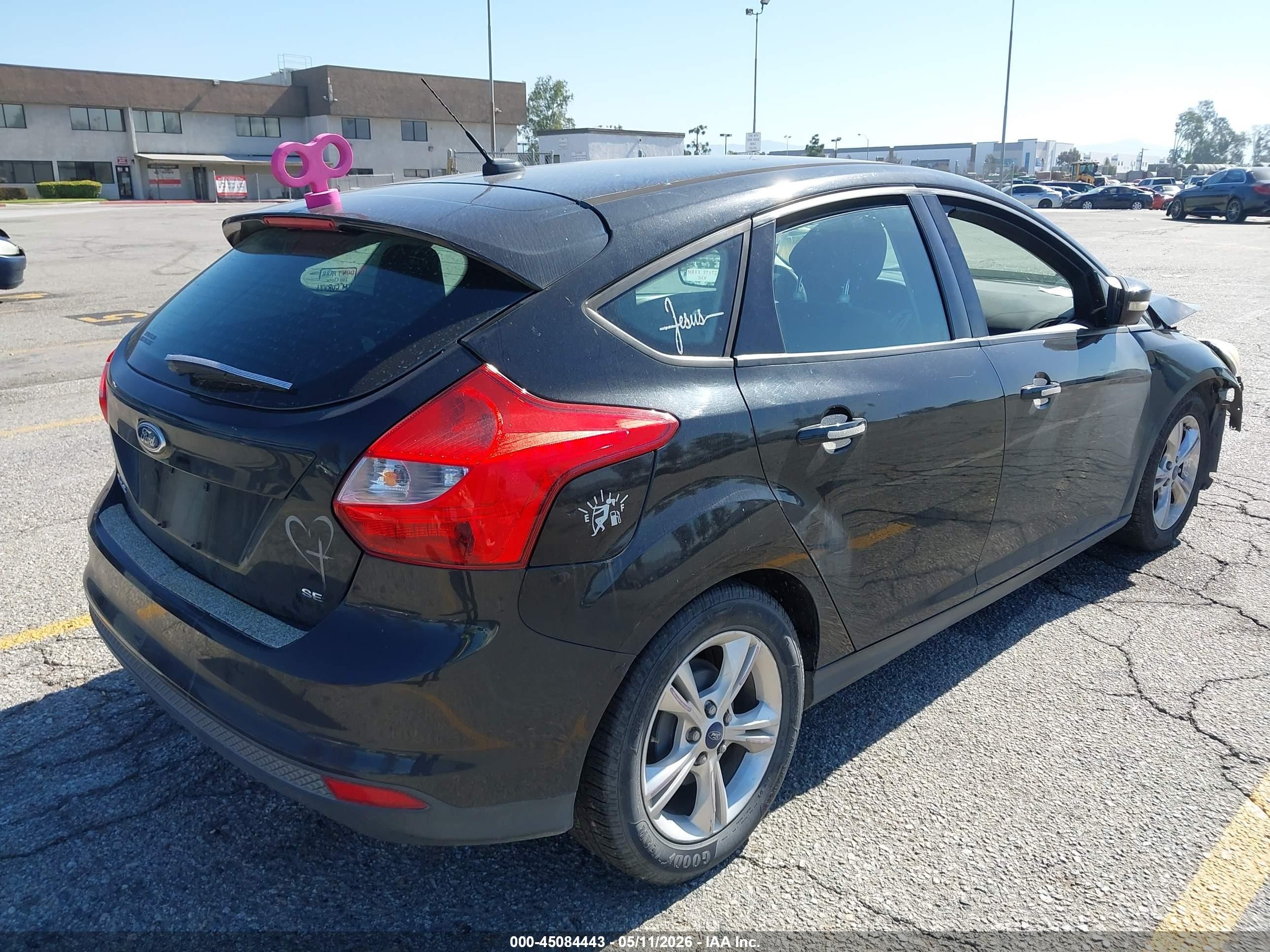 2014 Ford Focus Se Черный vin: 1FADP3K22EL198556