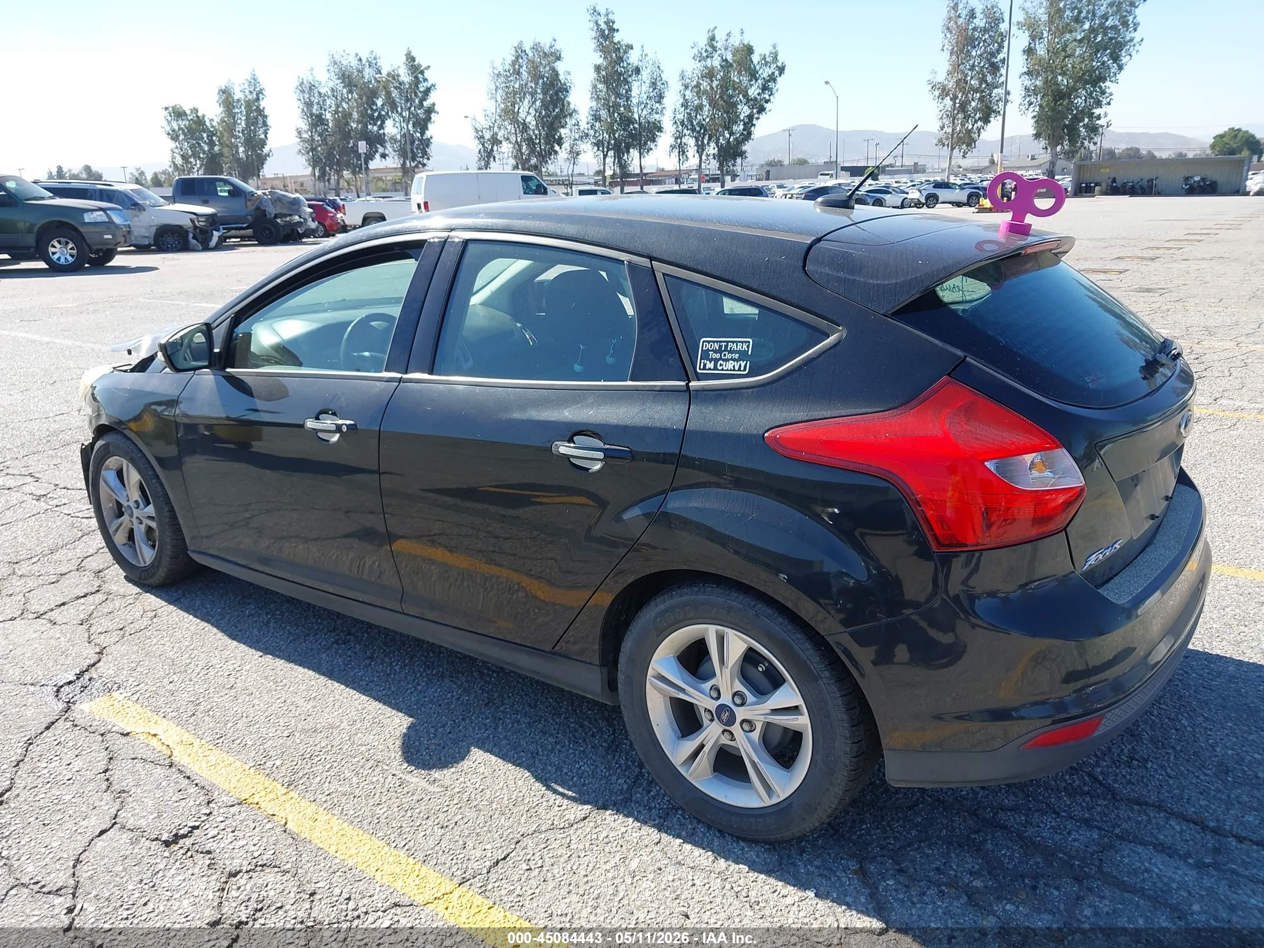2014 Ford Focus Se Черный vin: 1FADP3K22EL198556
