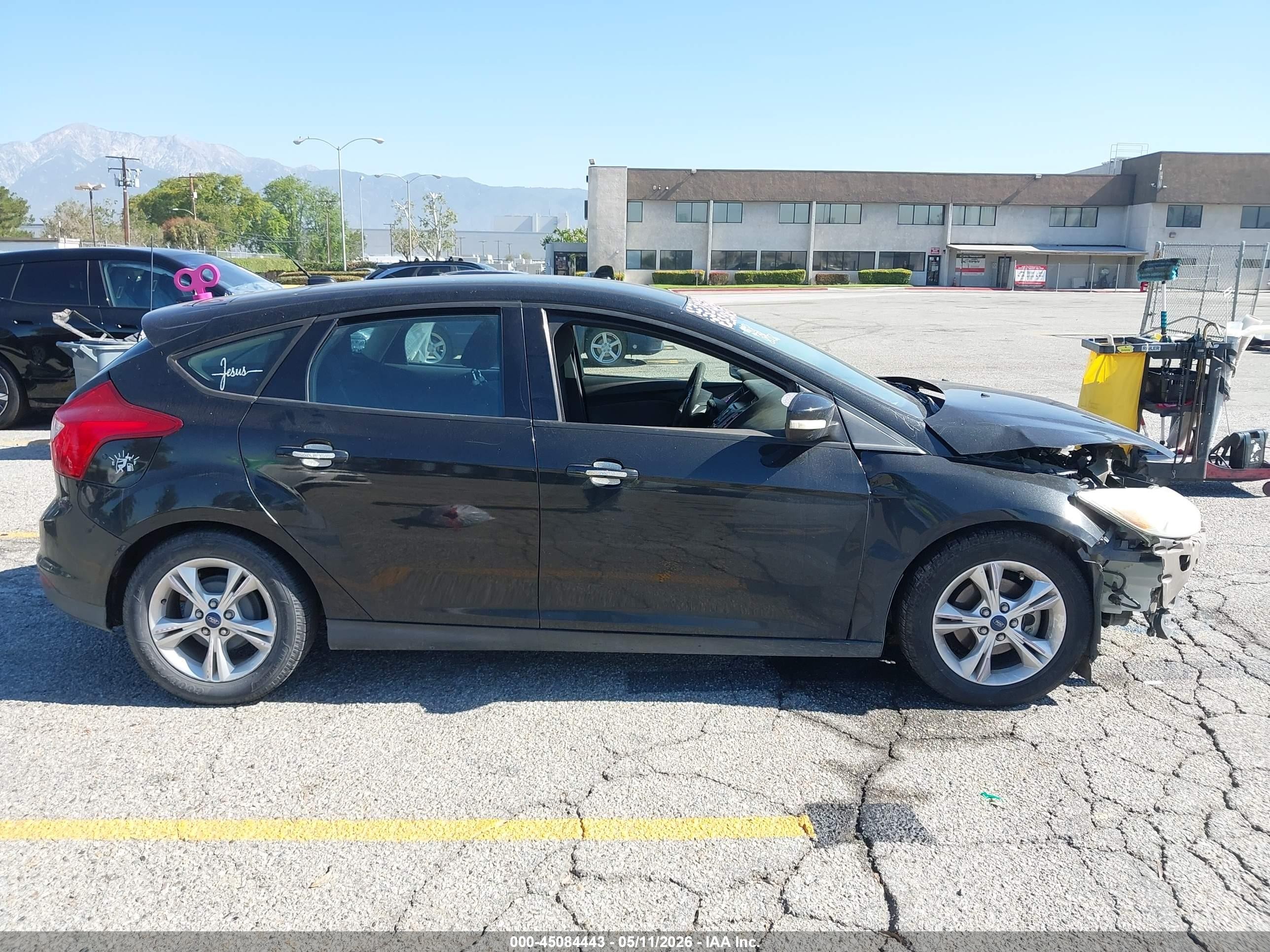 2014 Ford Focus Se Черный vin: 1FADP3K22EL198556