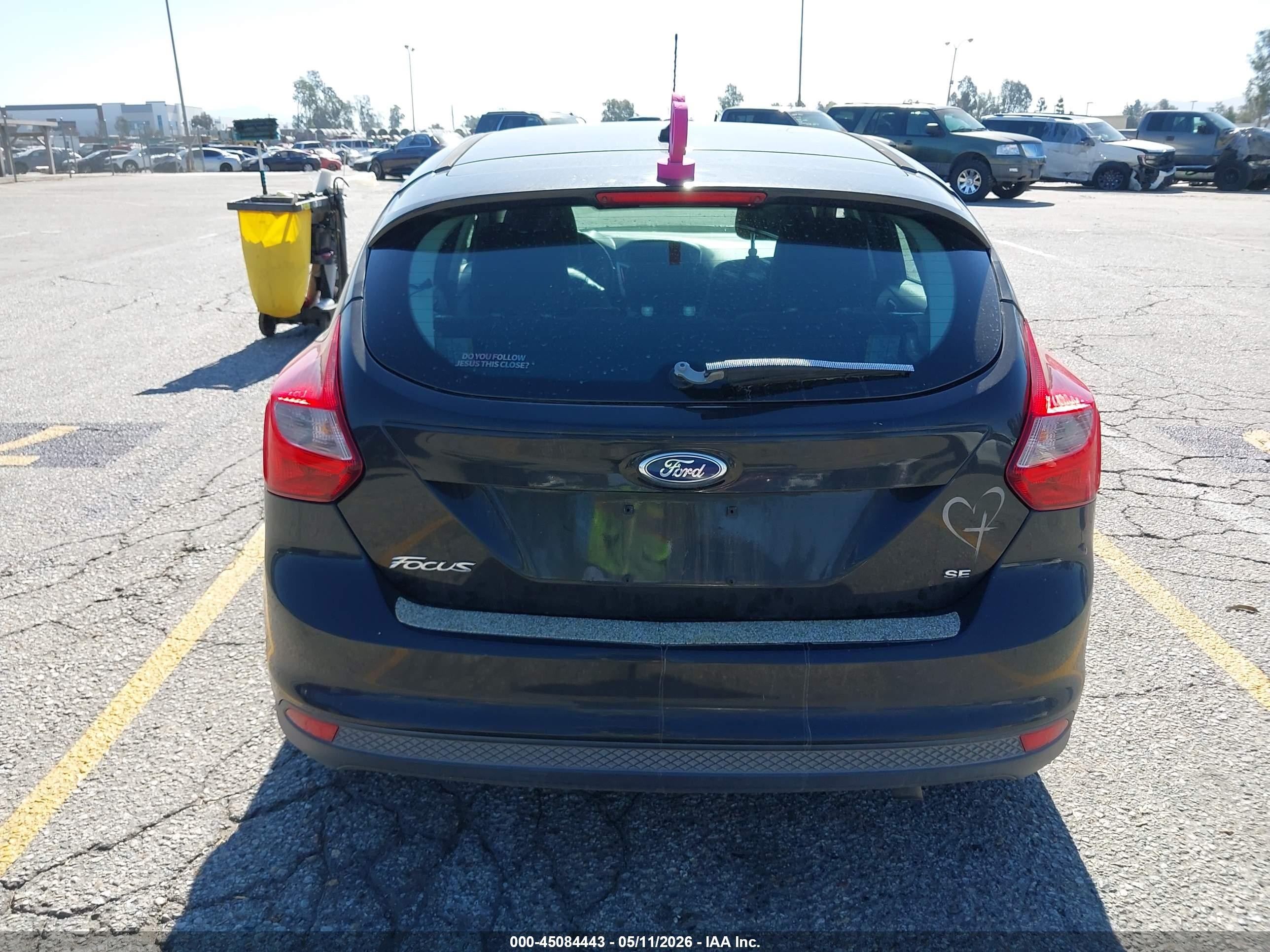 2014 Ford Focus Se Черный vin: 1FADP3K22EL198556