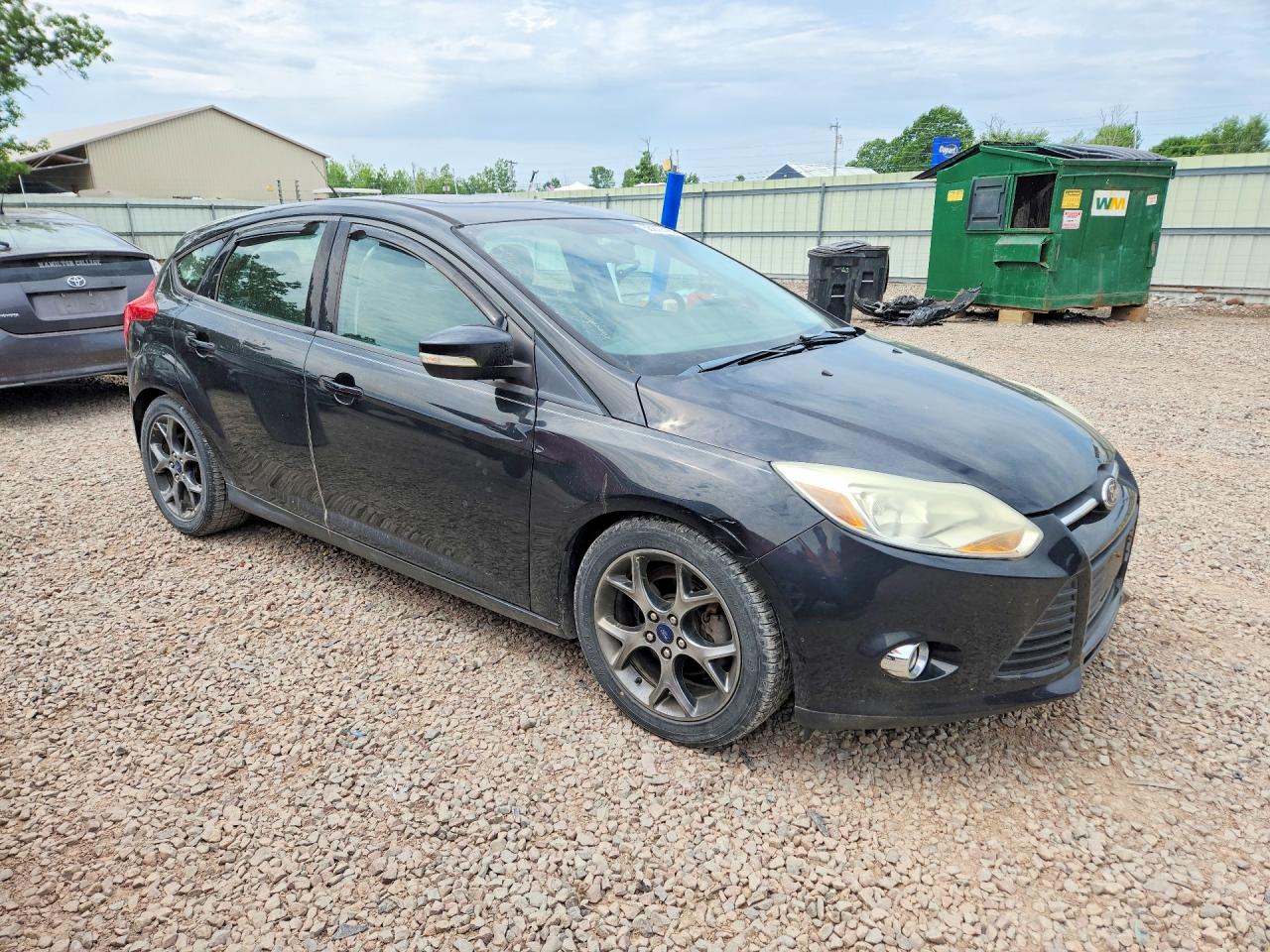 2014 Ford Focus Se Black vin: 1FADP3K22EL201665