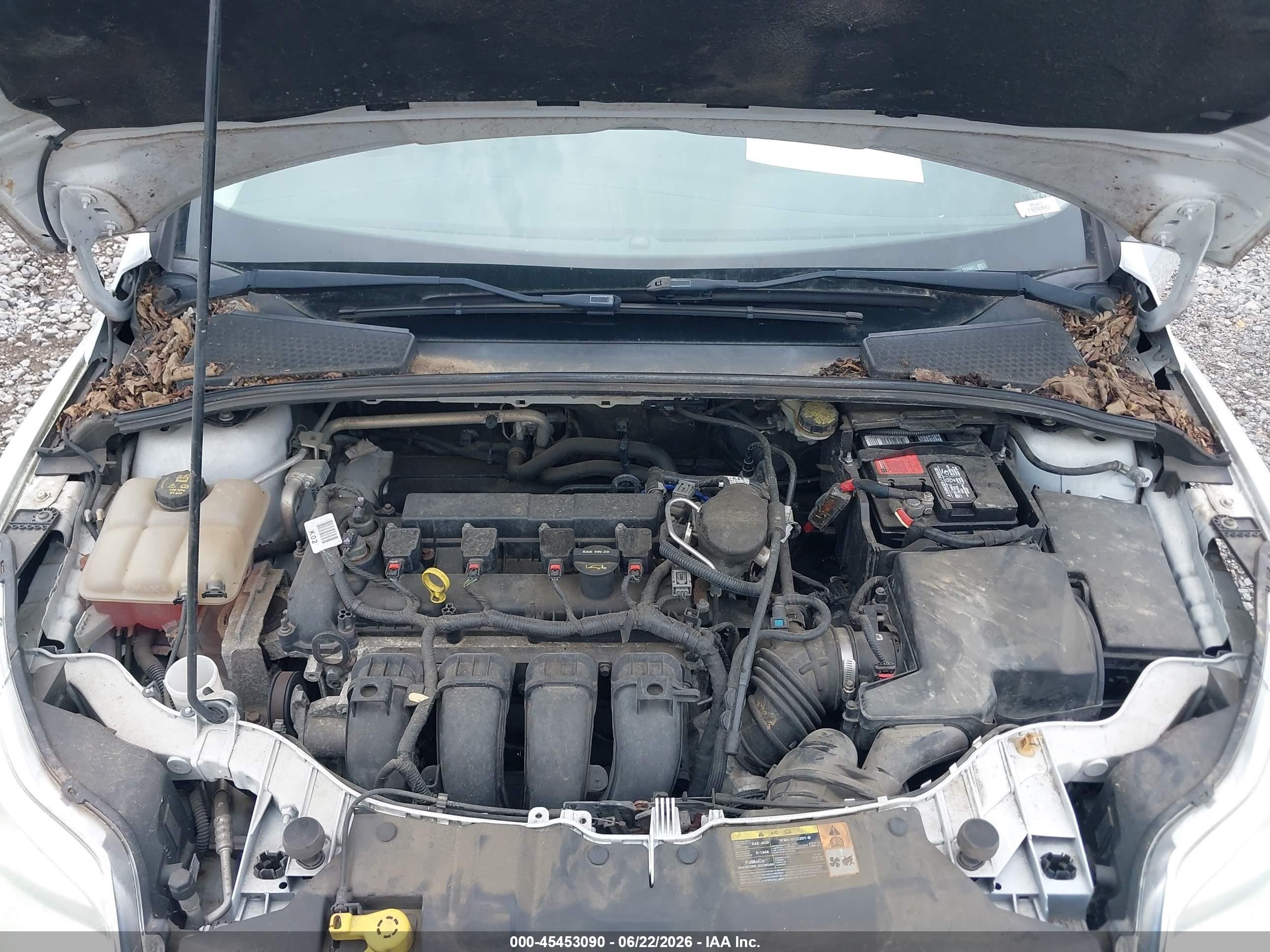 2014 Ford Focus Se White vin: 1FADP3K22EL262661