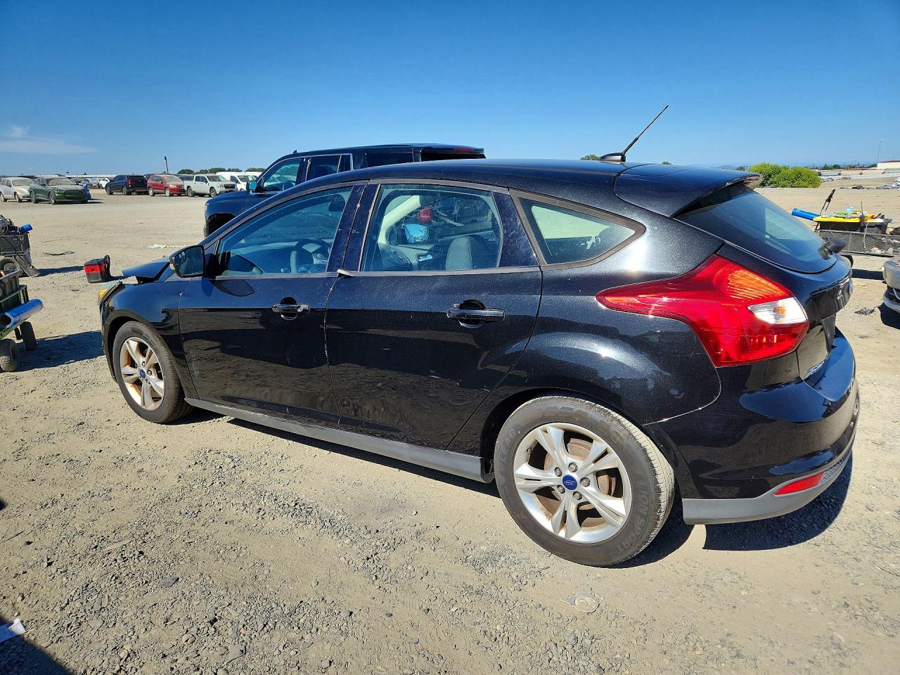 2014 Ford Focus Se Black vin: 1FADP3K22EL282361