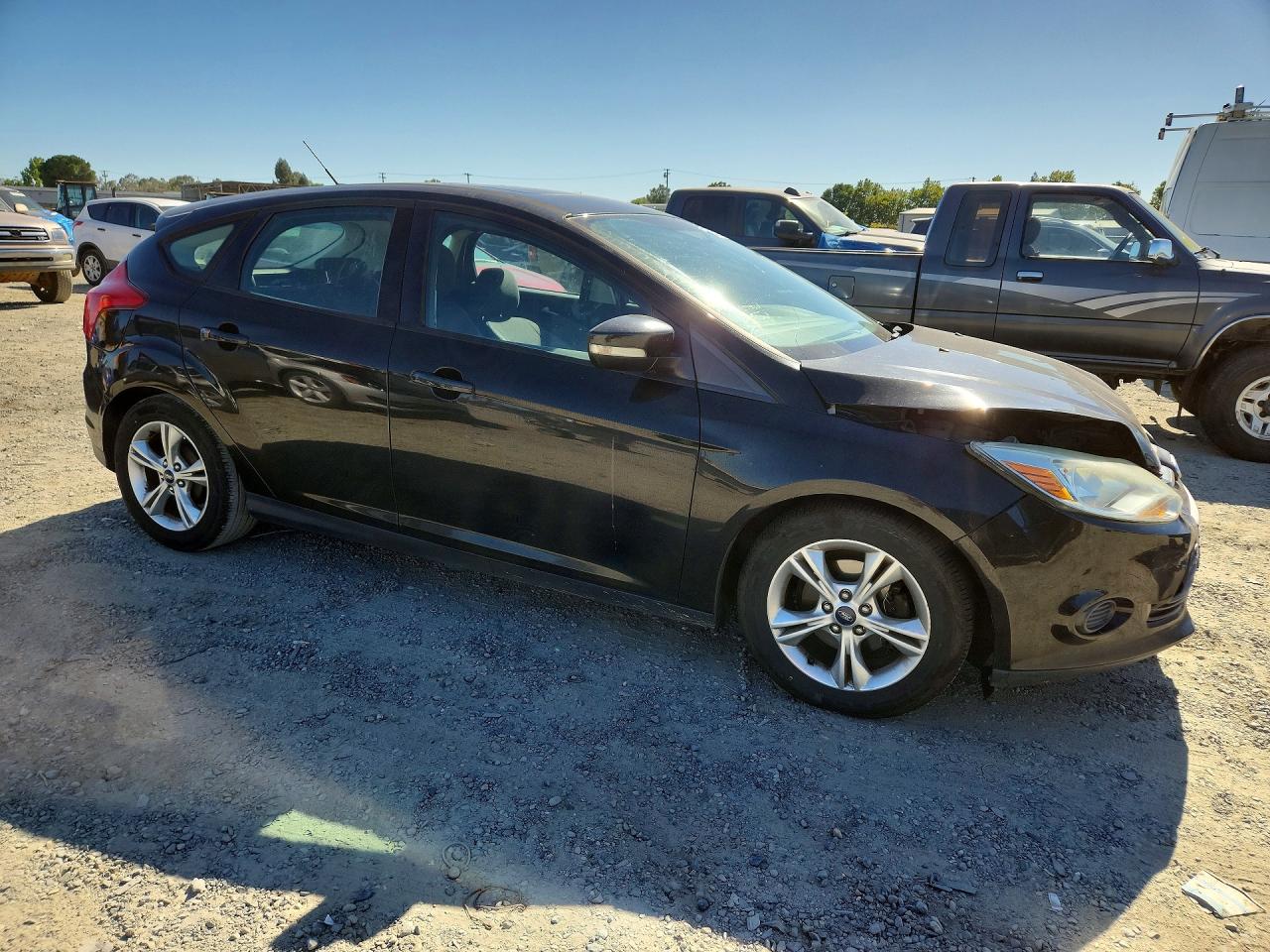 2014 Ford Focus Se Black vin: 1FADP3K22EL282361