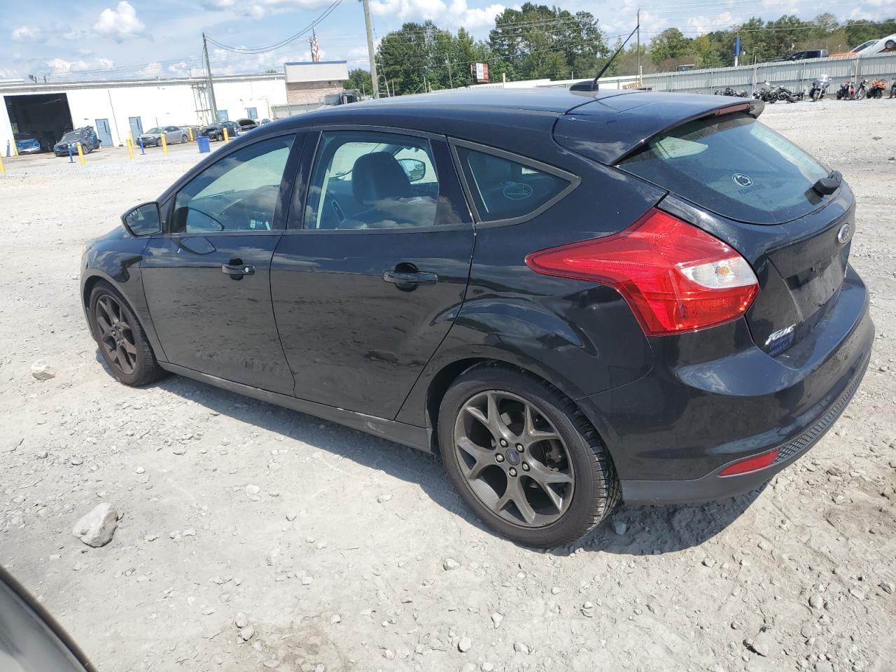 2014 Ford Focus Se Black vin: 1FADP3K22EL299080
