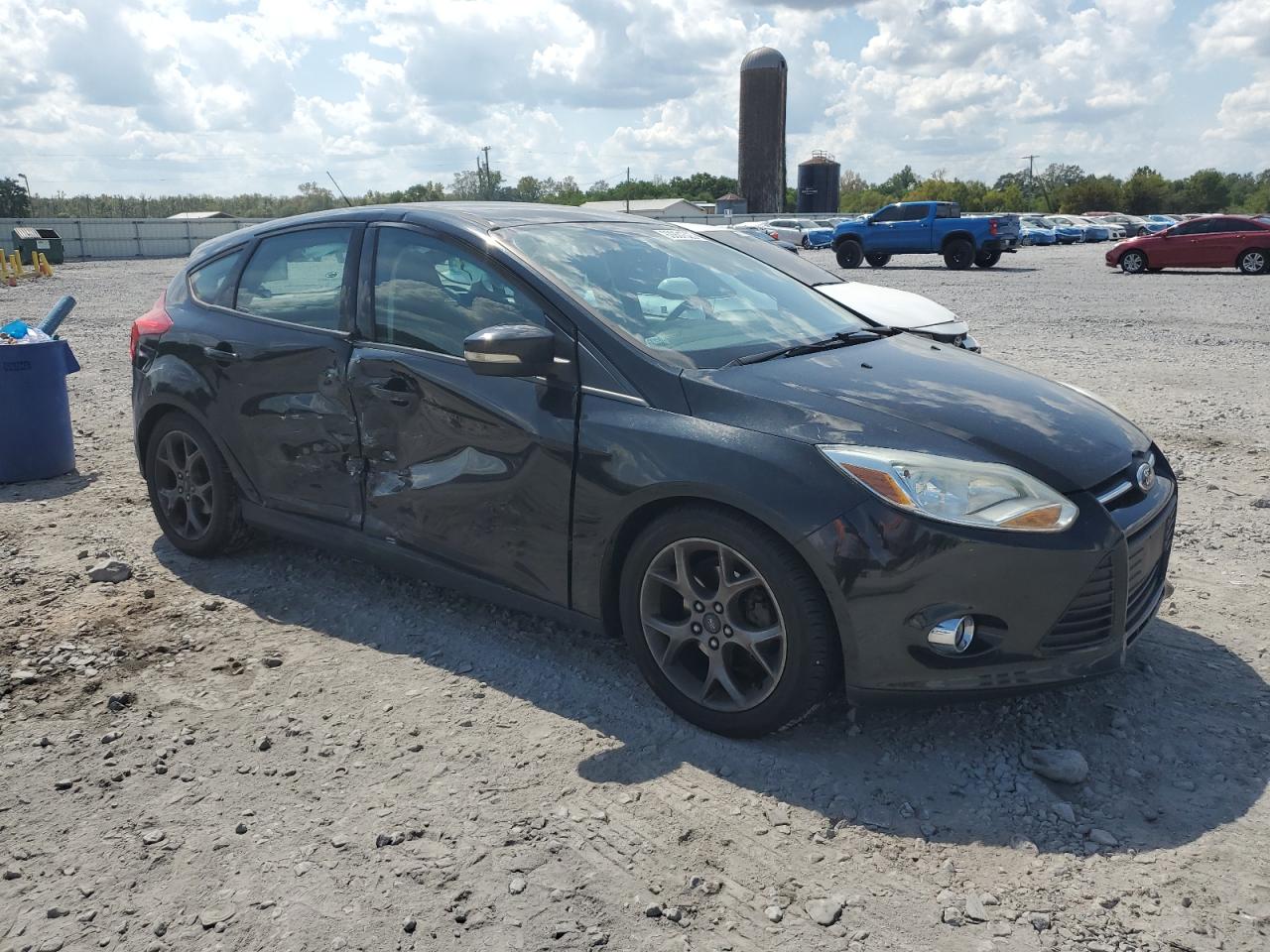 2014 Ford Focus Se Black vin: 1FADP3K22EL299080