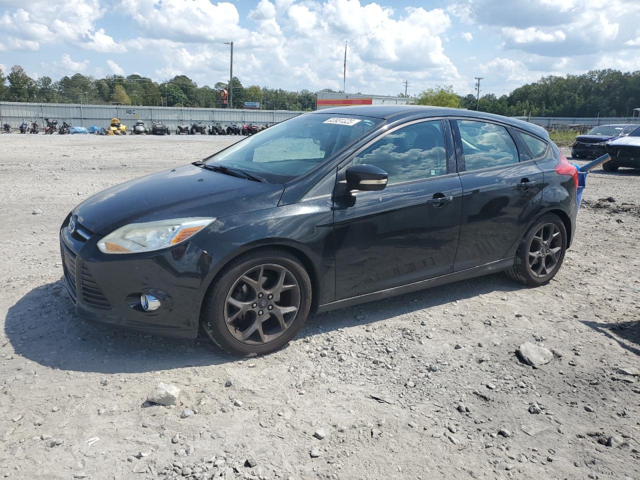 2014 Ford Focus Se Black vin: 1FADP3K22EL299080