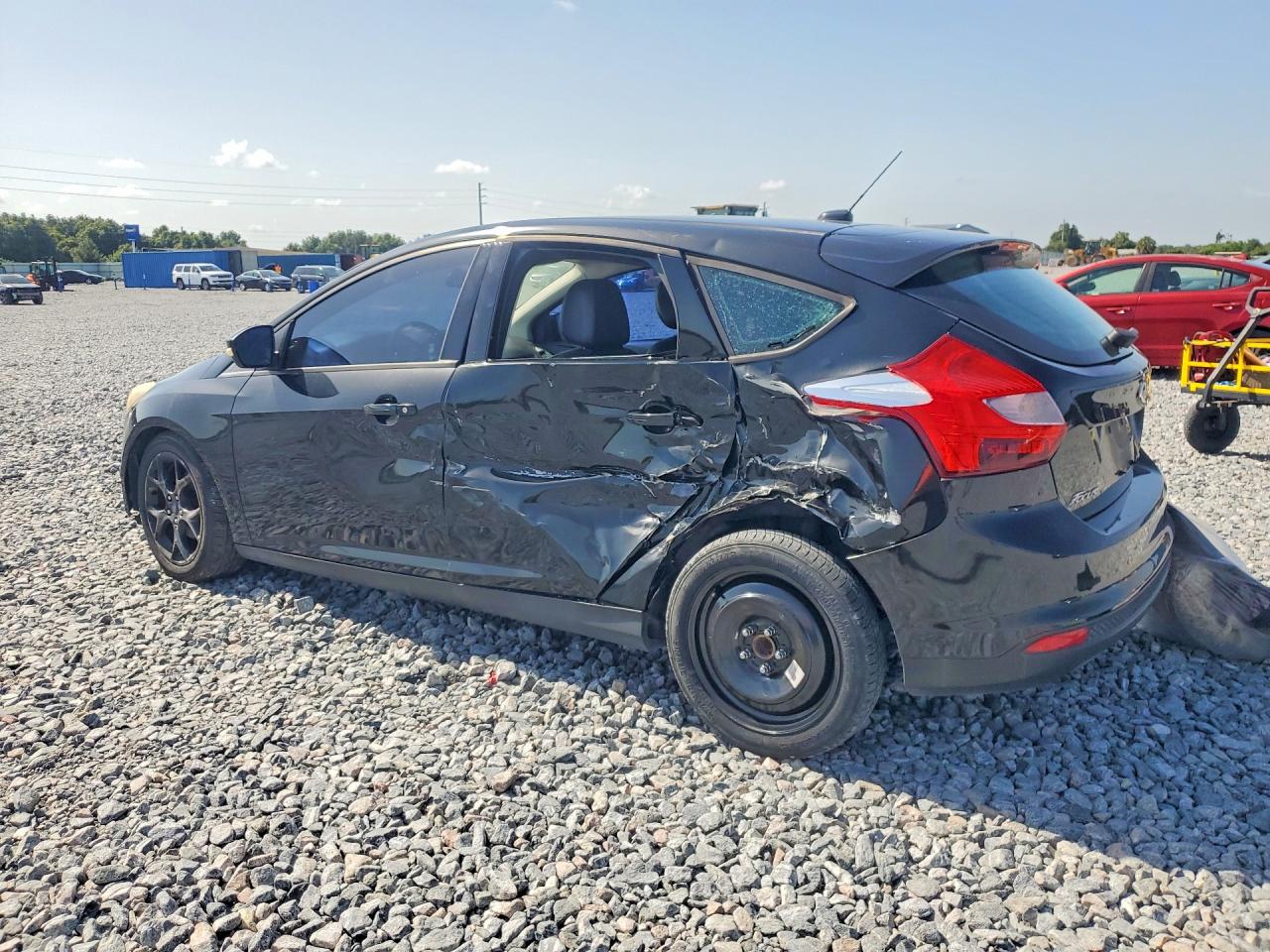 2014 Ford Focus Se Black vin: 1FADP3K22EL313883