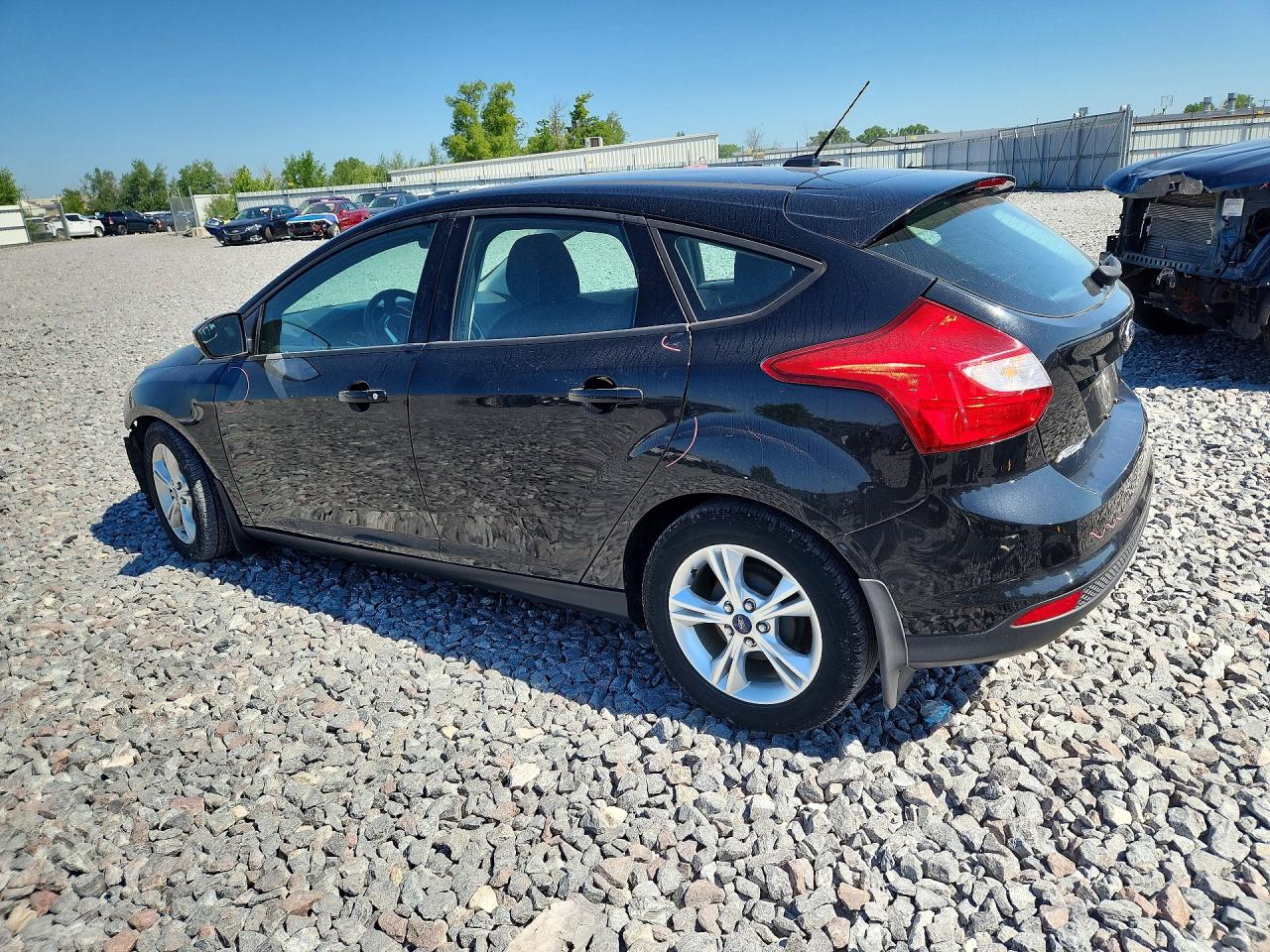 2014 Ford Focus Se Black vin: 1FADP3K22EL334586