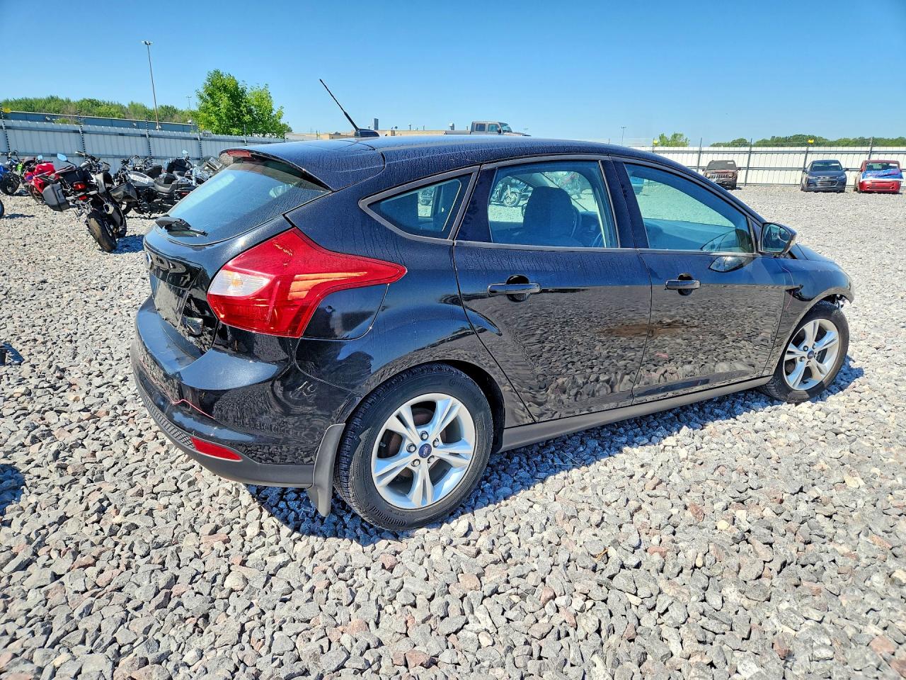 2014 Ford Focus Se Black vin: 1FADP3K22EL334586