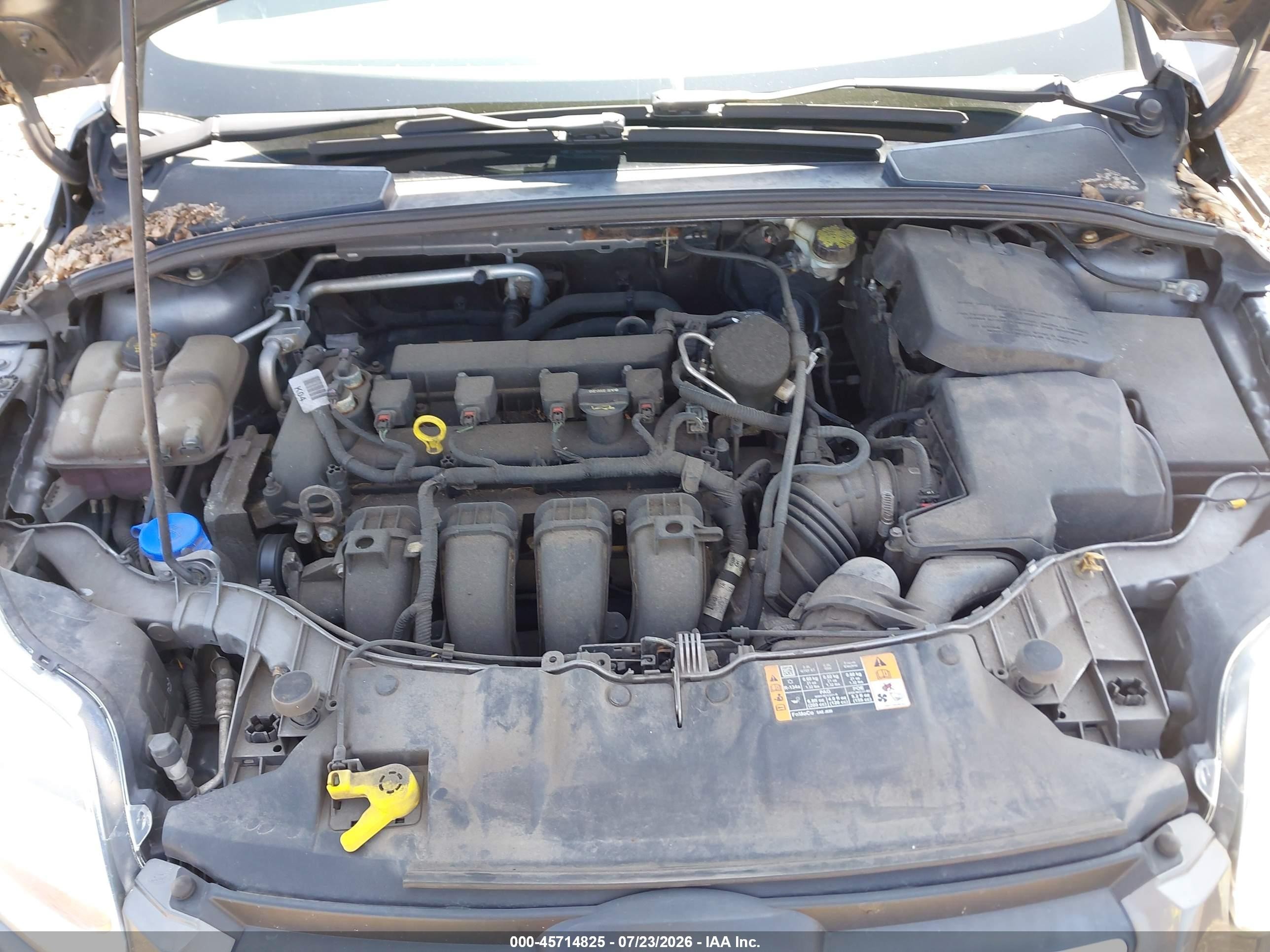 2014 Ford Focus Se Gray vin: 1FADP3K22EL360993