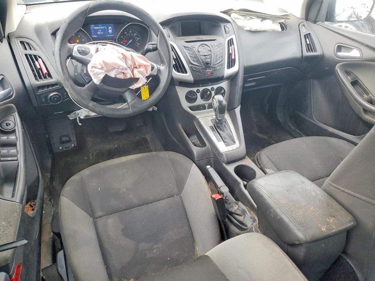 2014 Ford Focus Se Gray vin: 1FADP3K22EL370892