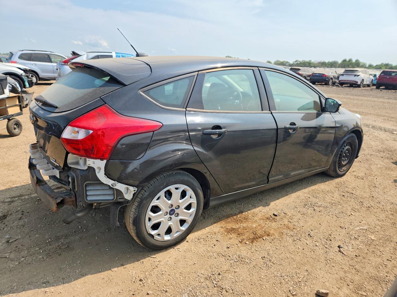 2014 Ford Focus Se Black vin: 1FADP3K22EL384601