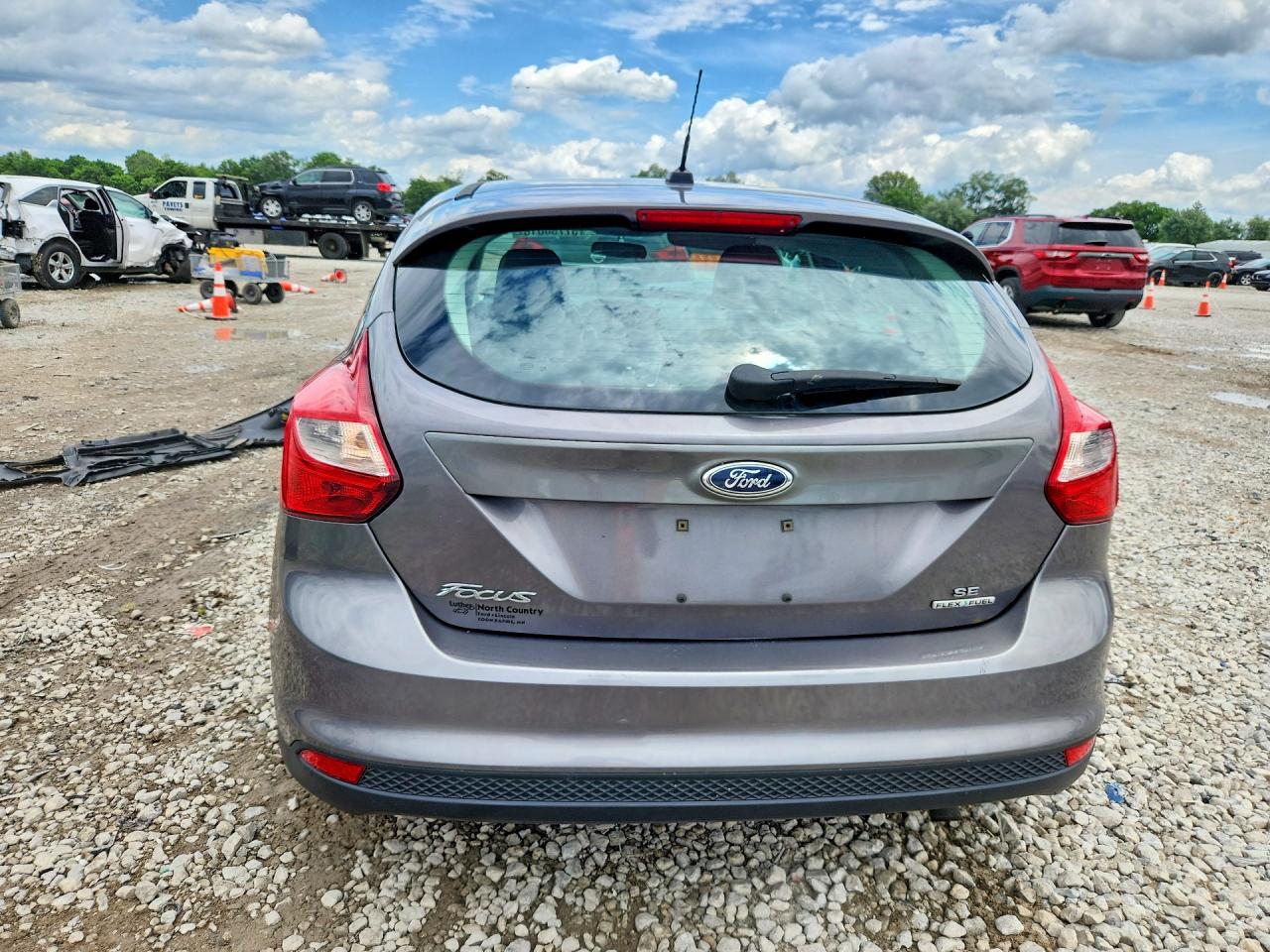 2014 Ford Focus Se Gray vin: 1FADP3K22EL399163