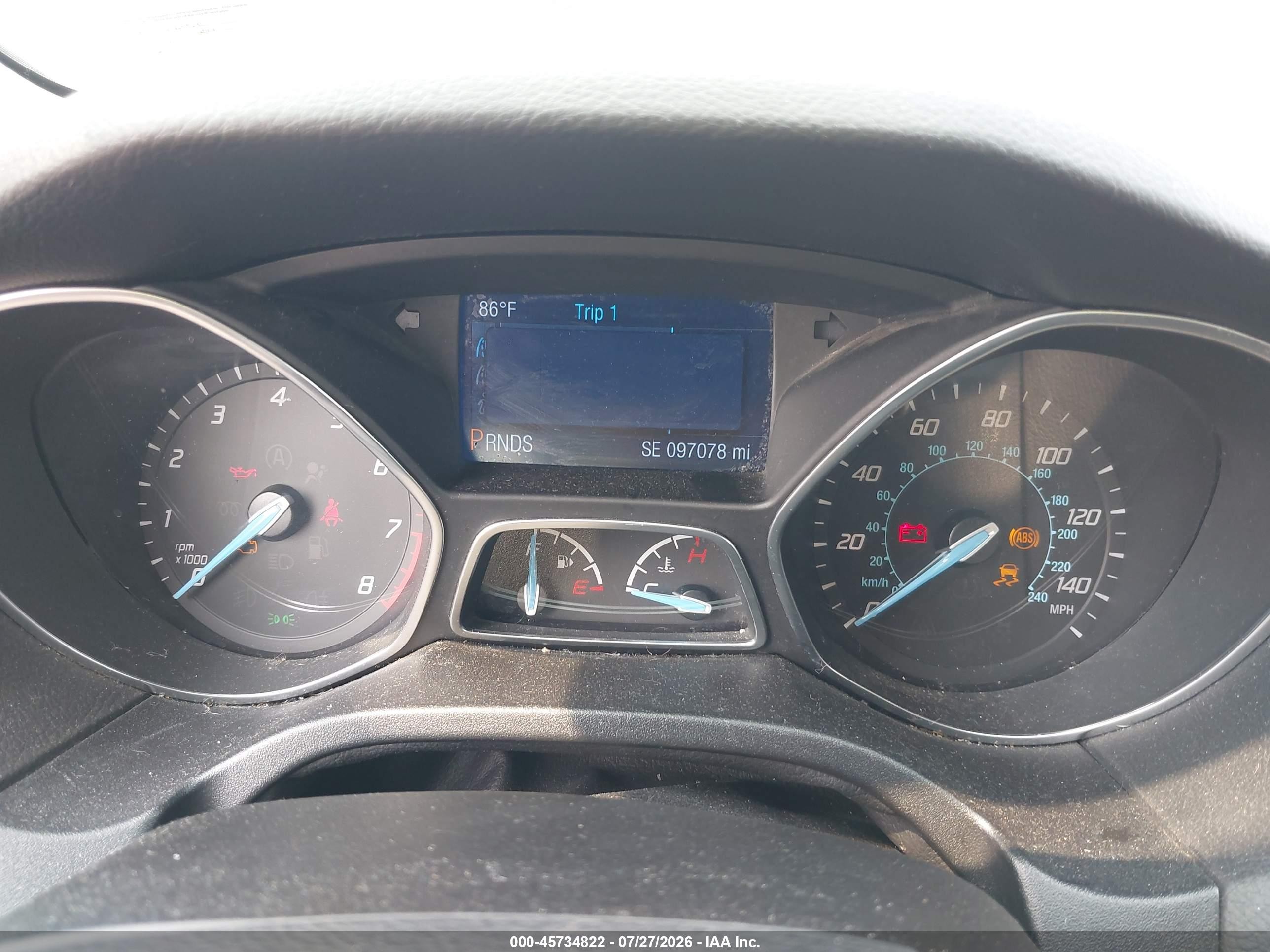 2014 Ford Focus Se Silver vin: 1FADP3K22EL420030