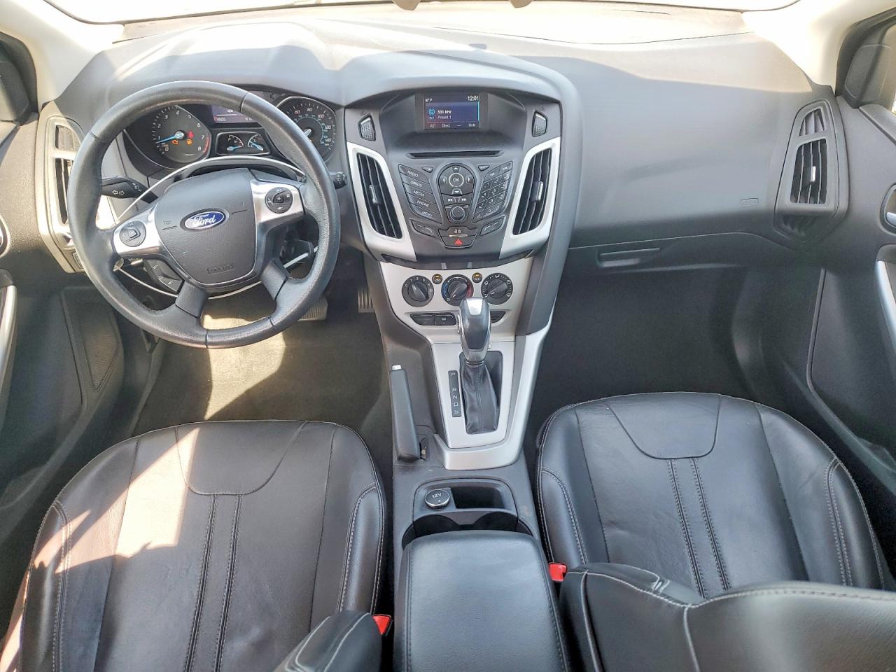 2014 Ford Focus Se White vin: 1FADP3K22EL454260