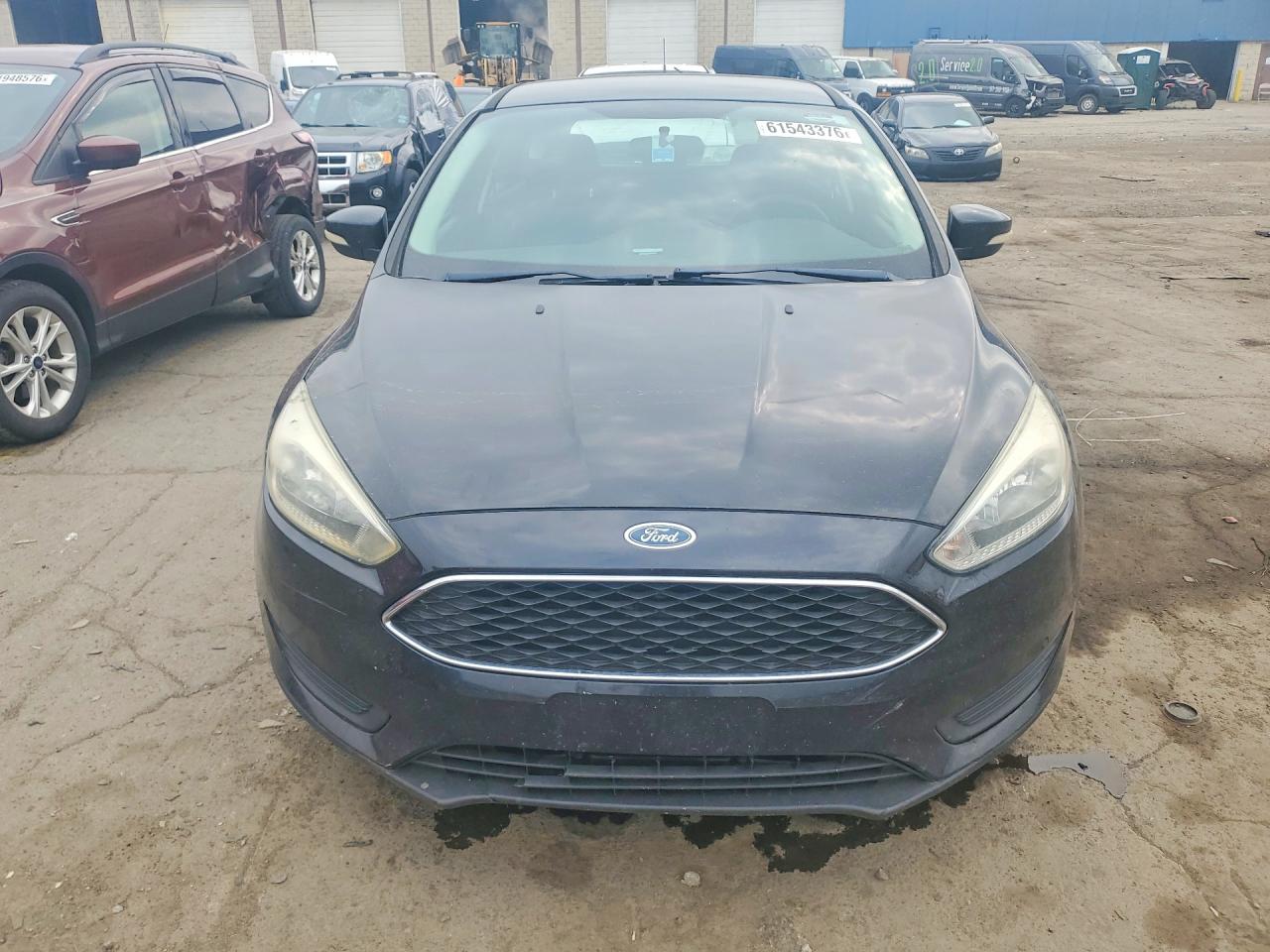 2015 Ford Focus Se Black vin: 1FADP3K22FL253668