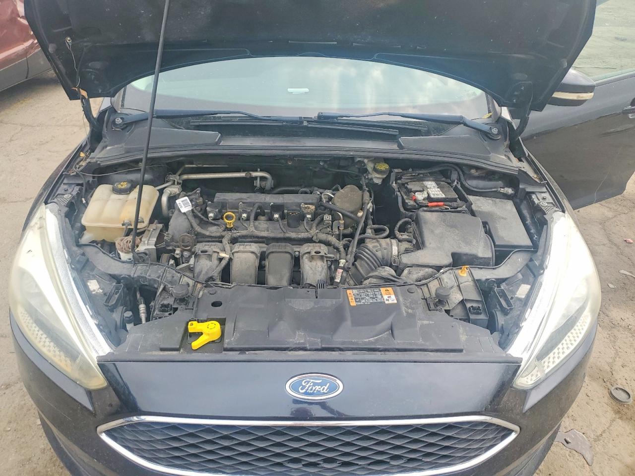 2015 Ford Focus Se Black vin: 1FADP3K22FL253668