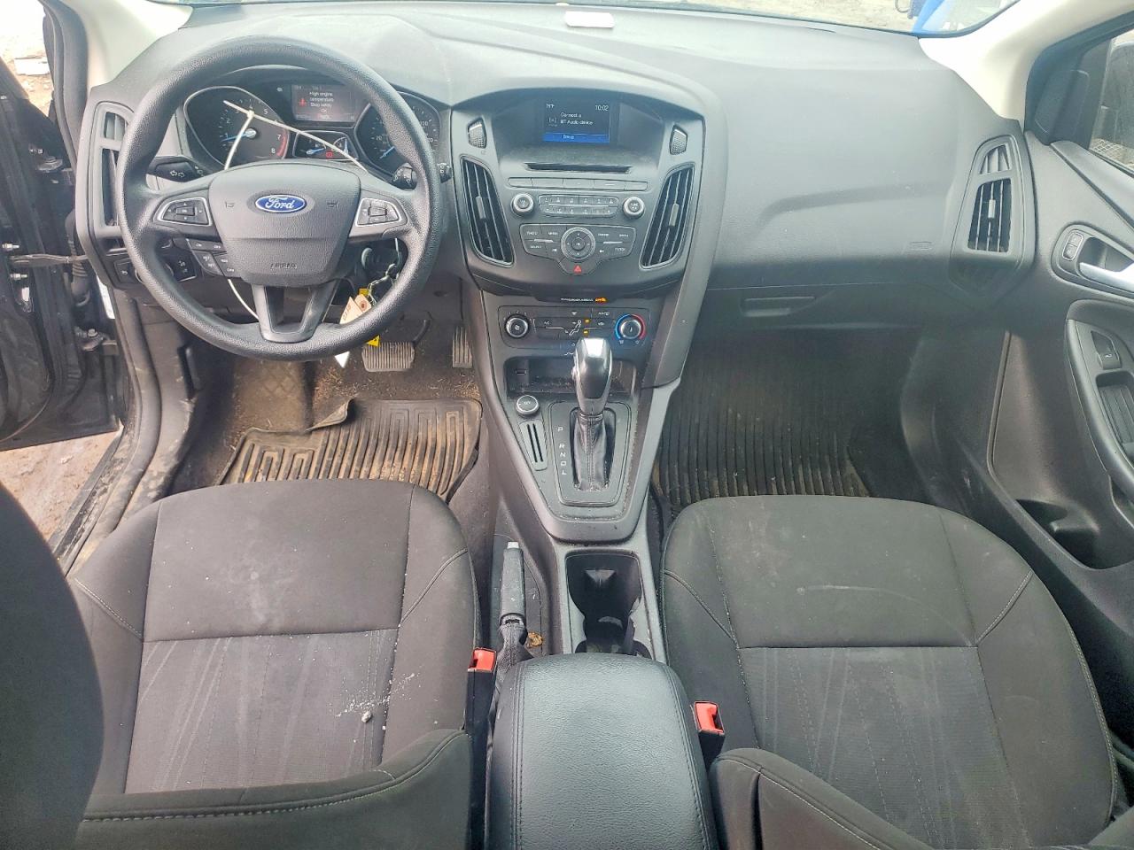 2015 Ford Focus Se Black vin: 1FADP3K22FL253668